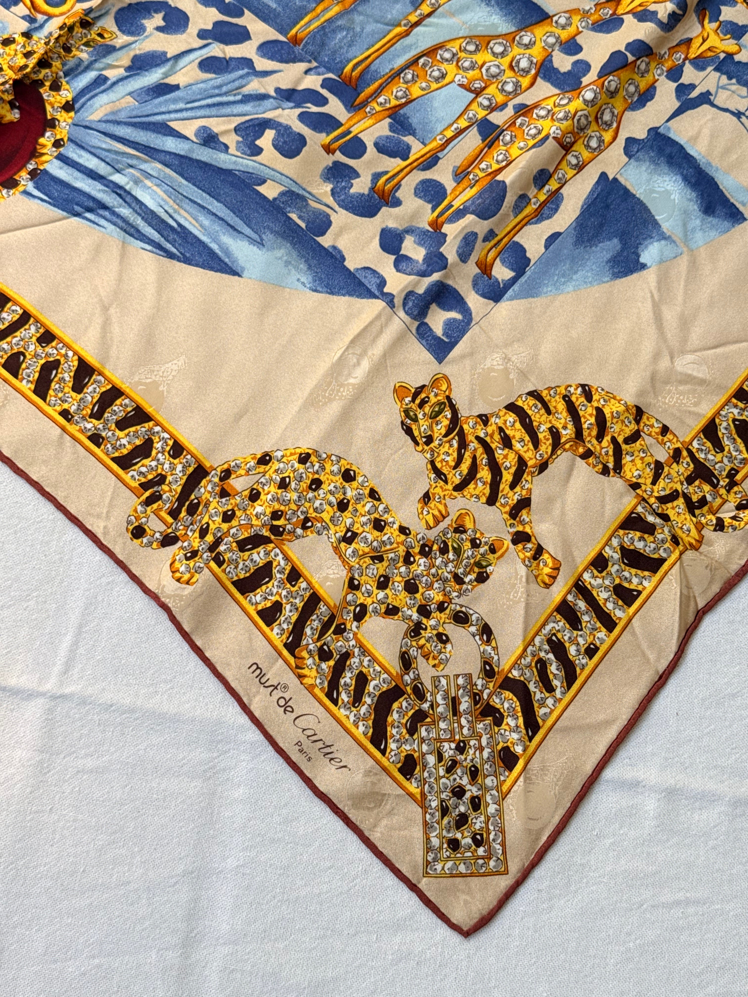 Foulard Cartier – Safari joaillier