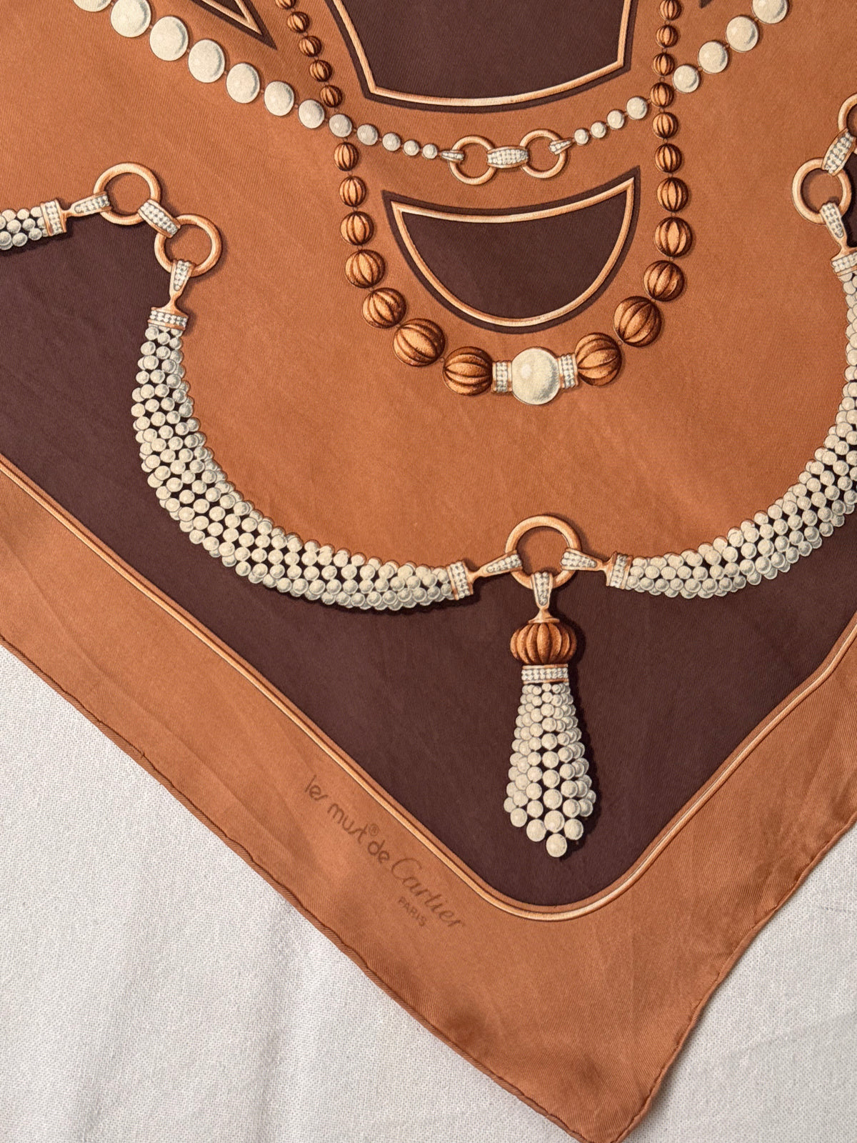 Foulard Cartier - Motifs bijoux