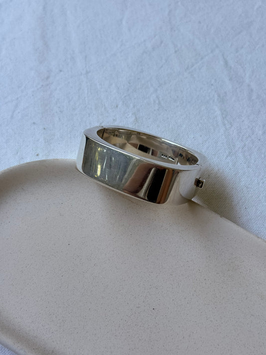 Jonc carré ouvrant en argent 925