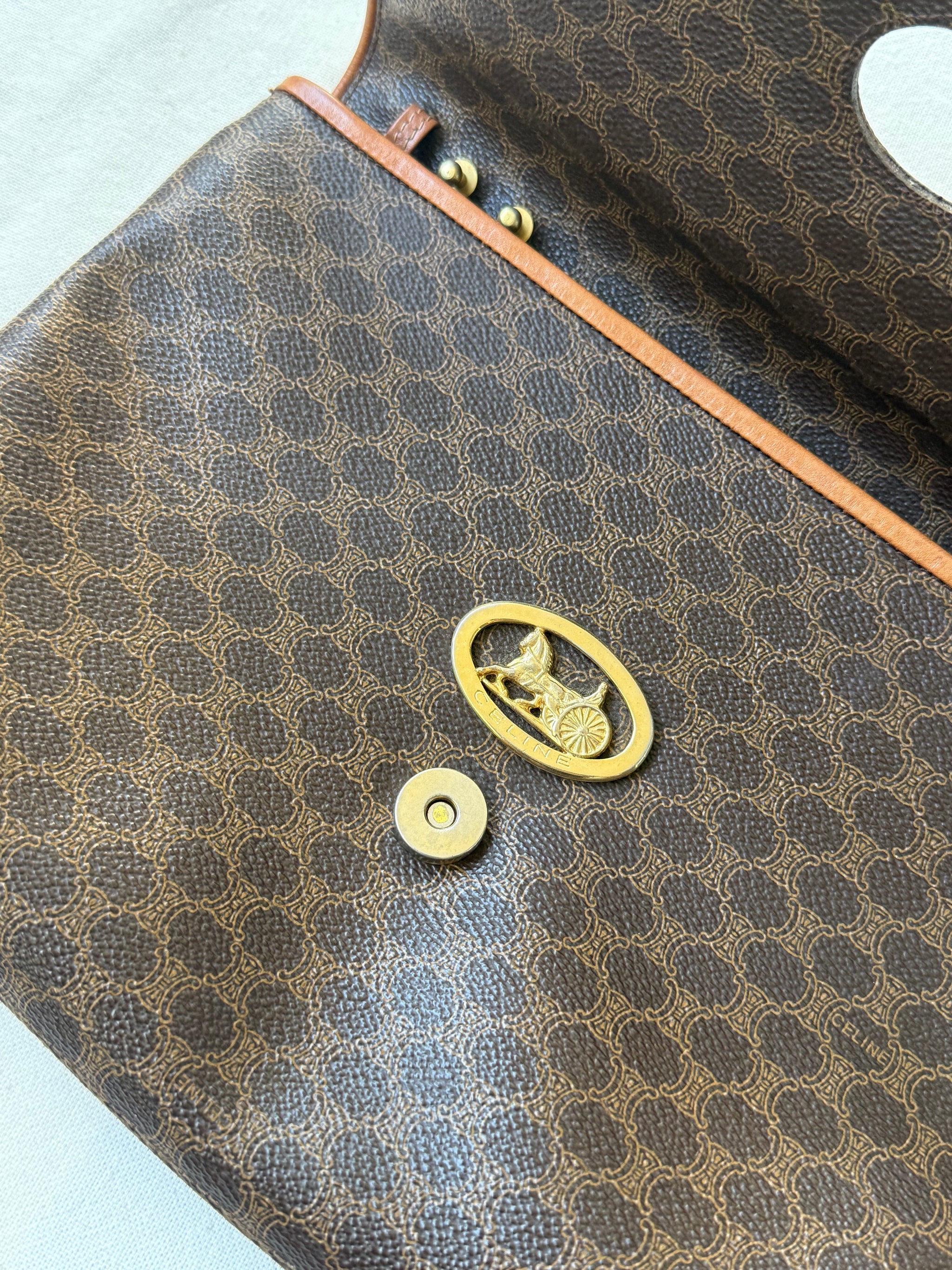 Pochette Céline vintage - Toile triomphe