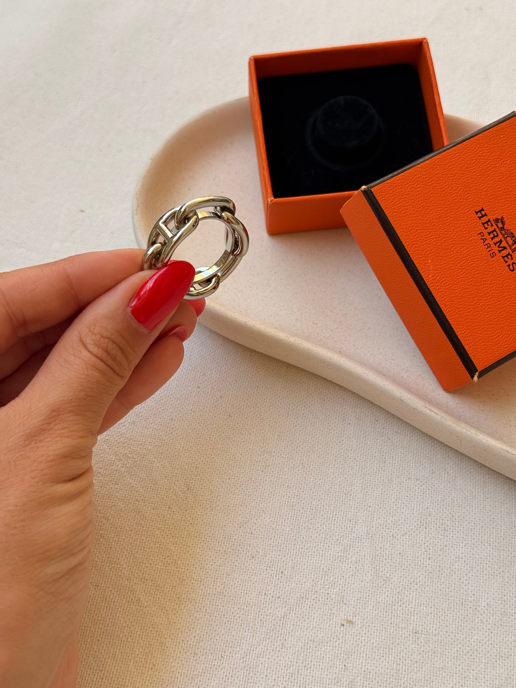 Anneau de foulard Hermès - Modèle Régate