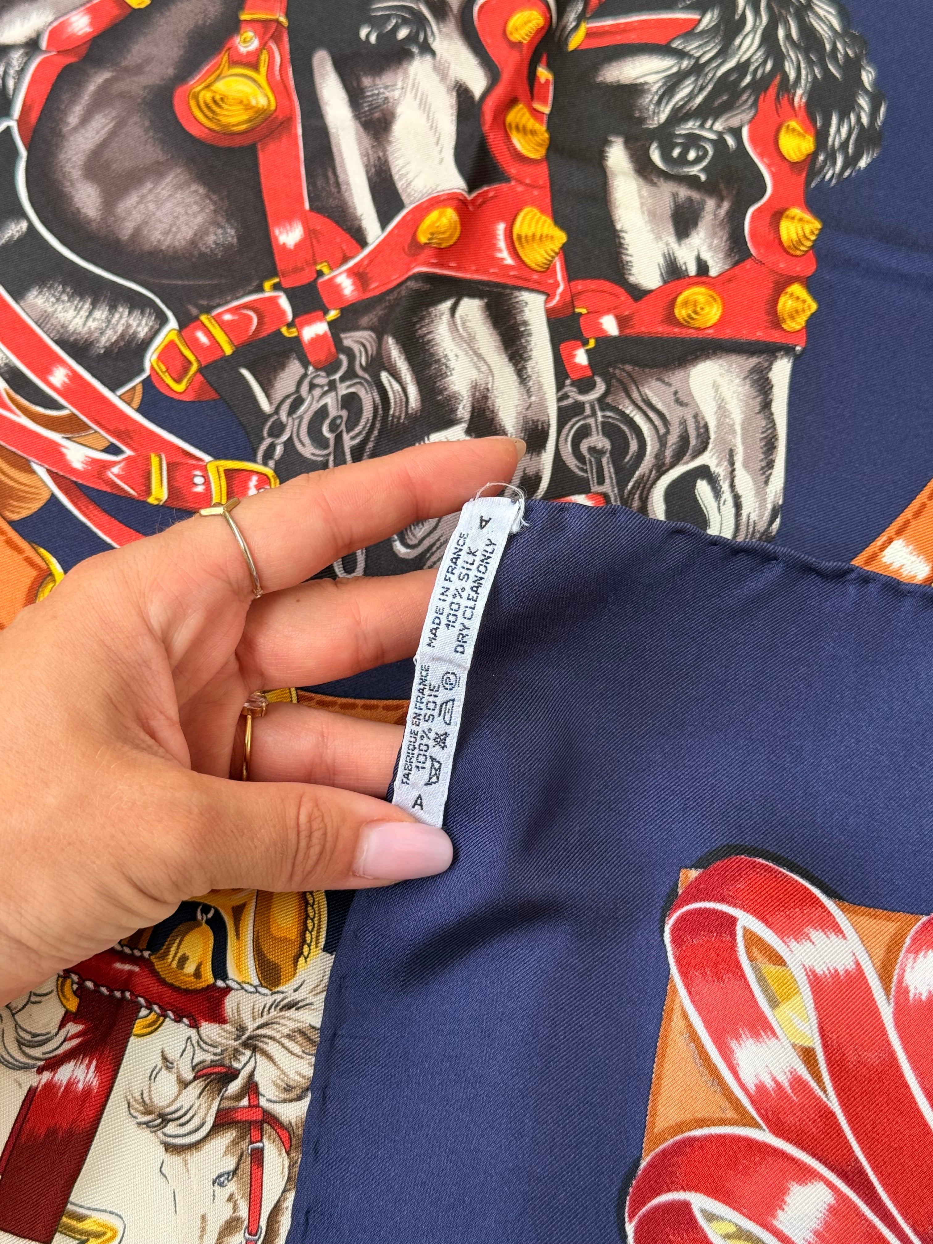 Foulard Hermès – Modèle Chevaux de Trait