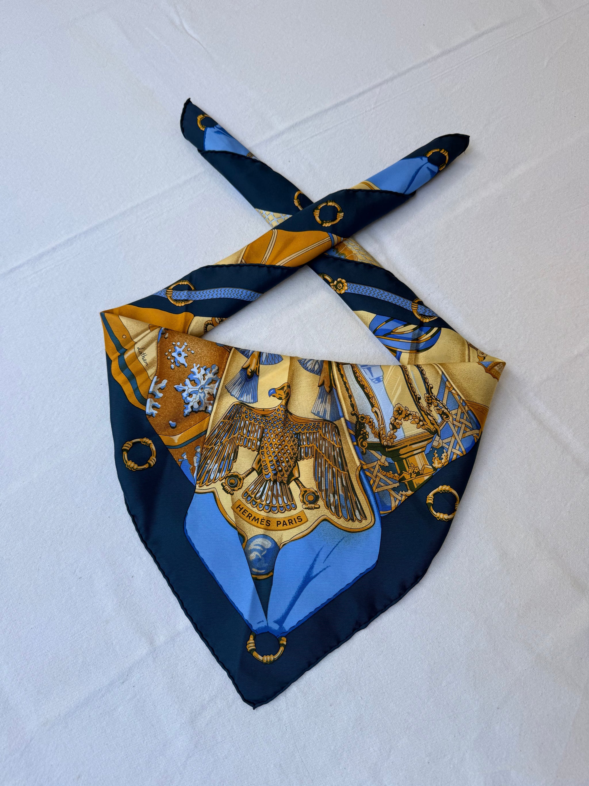 Foulard Hermès – Modèle Soleil de Soie
