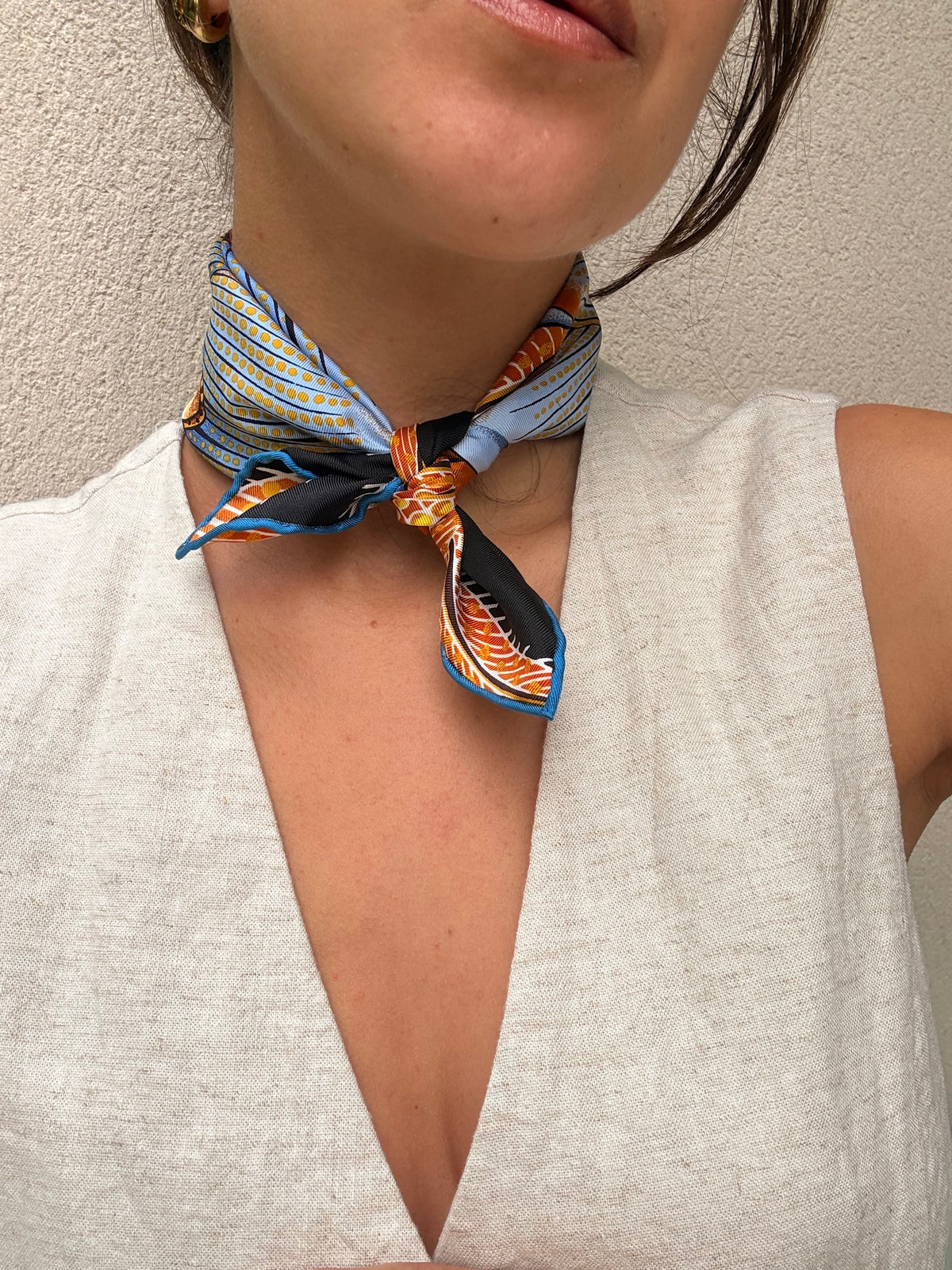 Gavroche Hermès – Modèle Baobab Cat