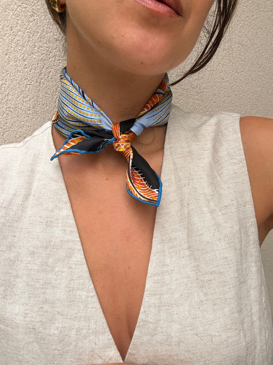 Gavroche Hermès – Modèle Baobab Cat