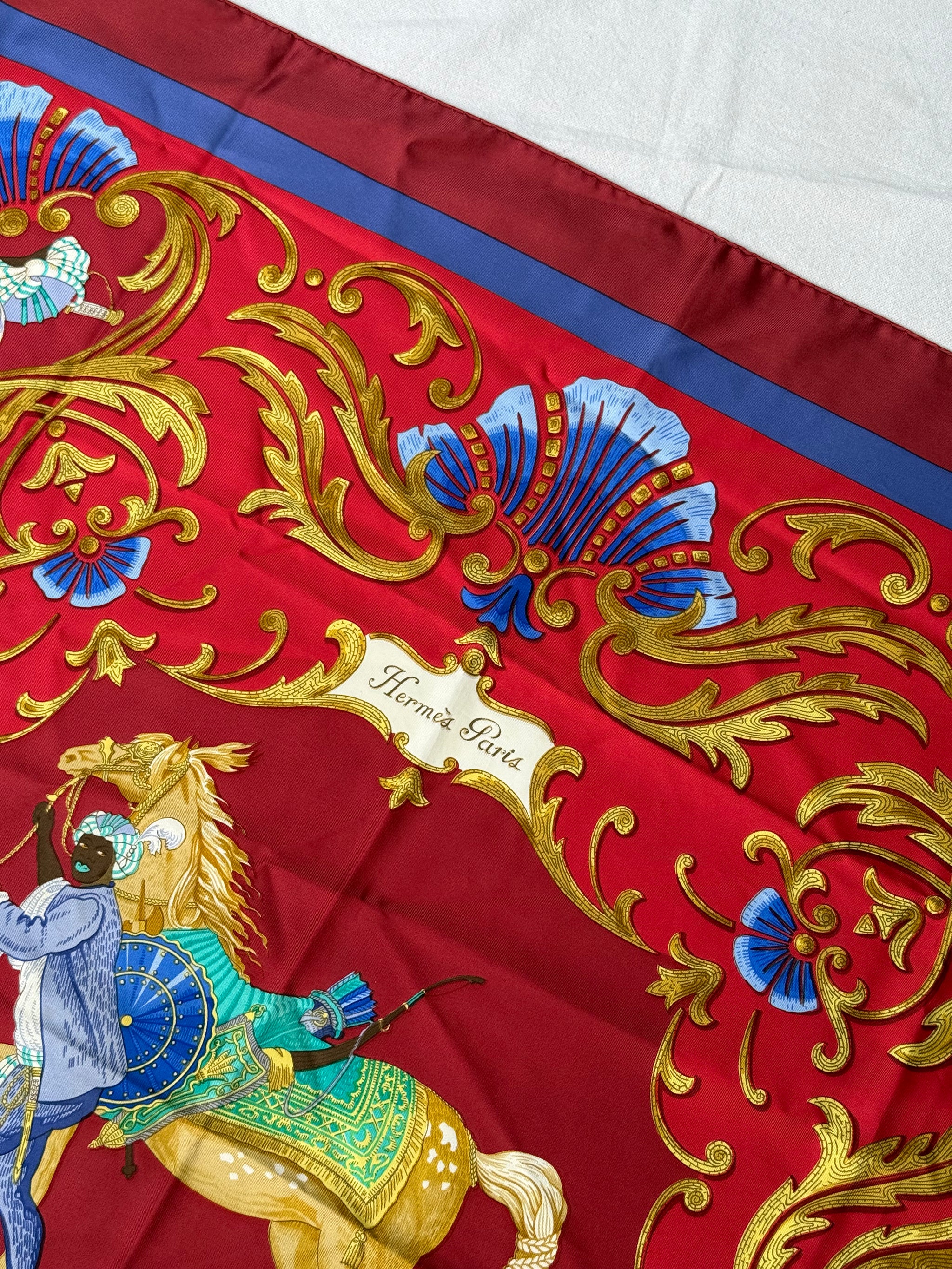 Hermès Scarf – Turkish Horse Design