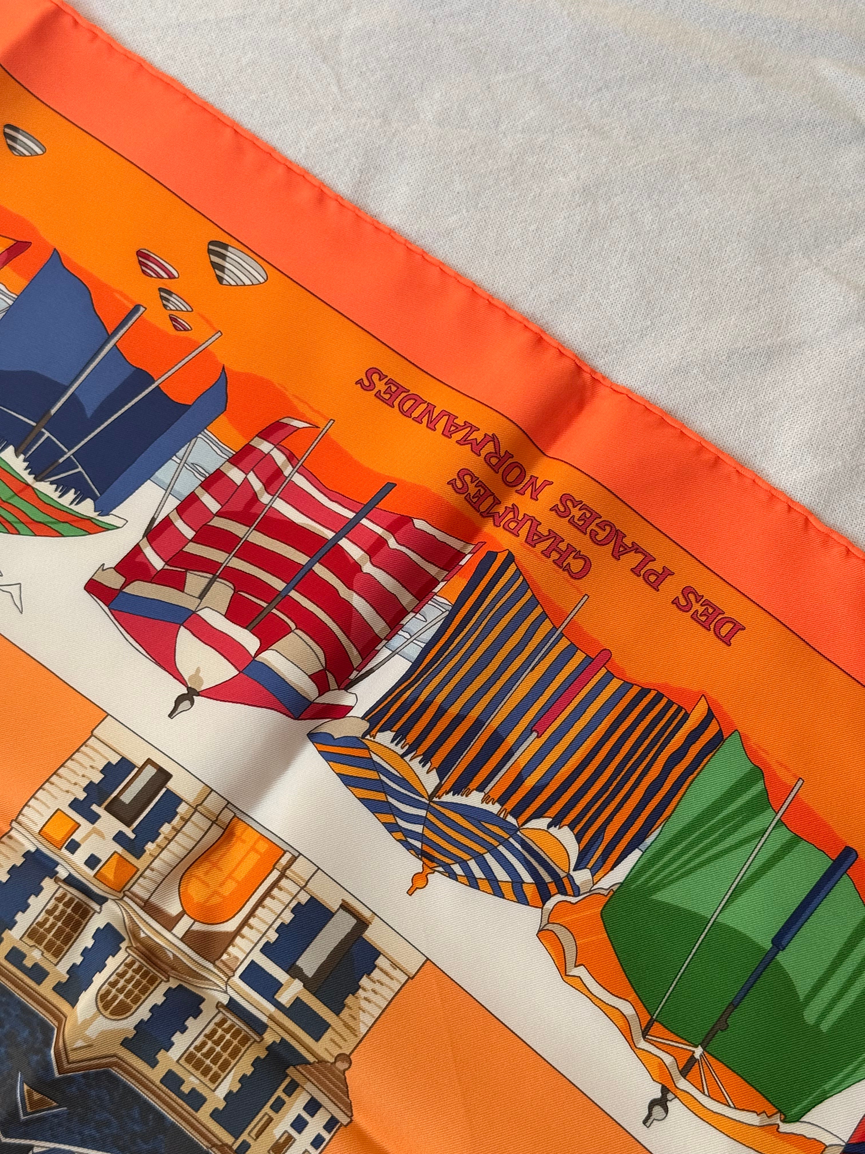 Foulard Hermès – Modèle Charmes des Plages Normandes
