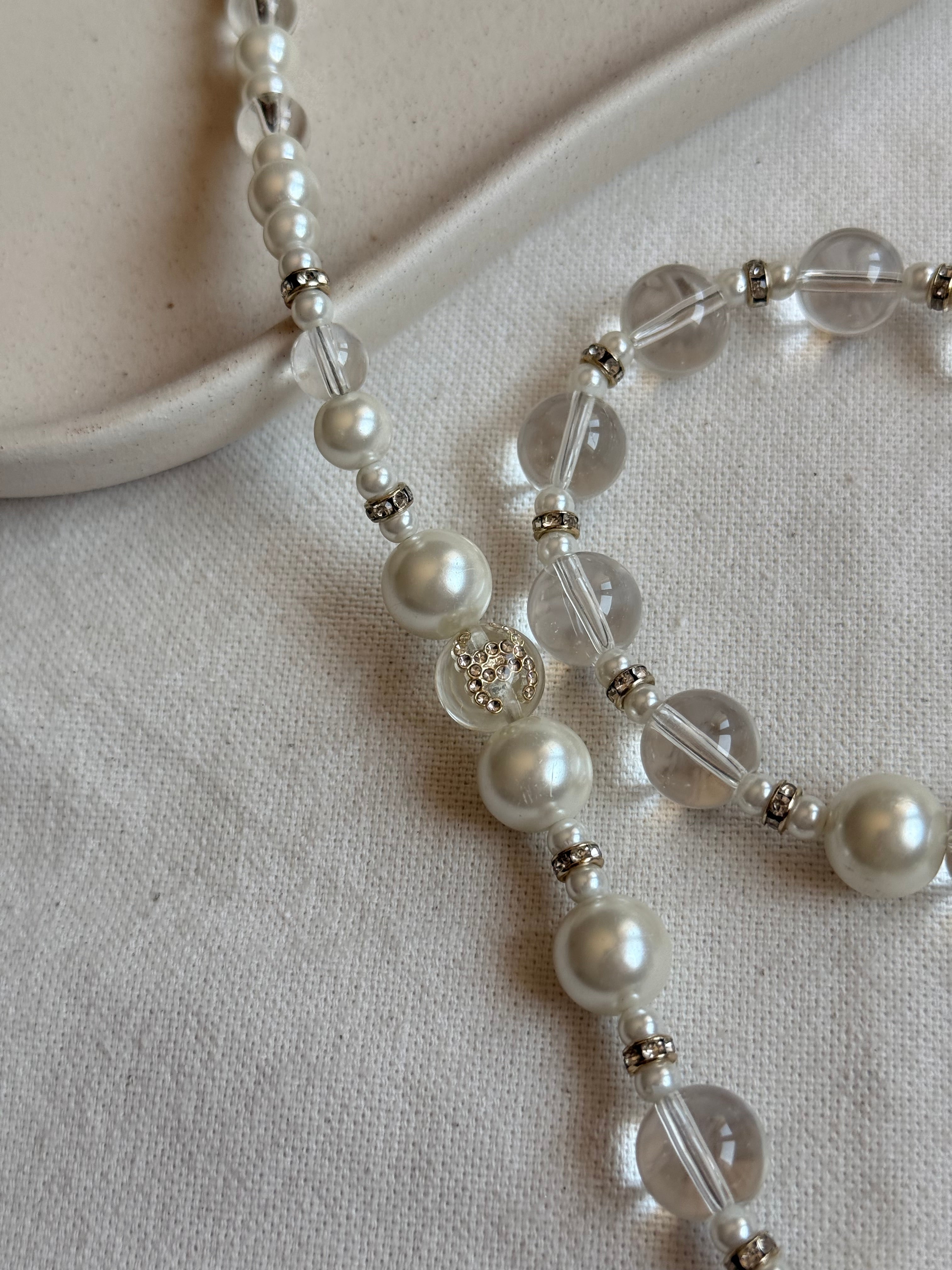 Collier sautoir Chanel - Perles et pâte de verre Collection 2019
