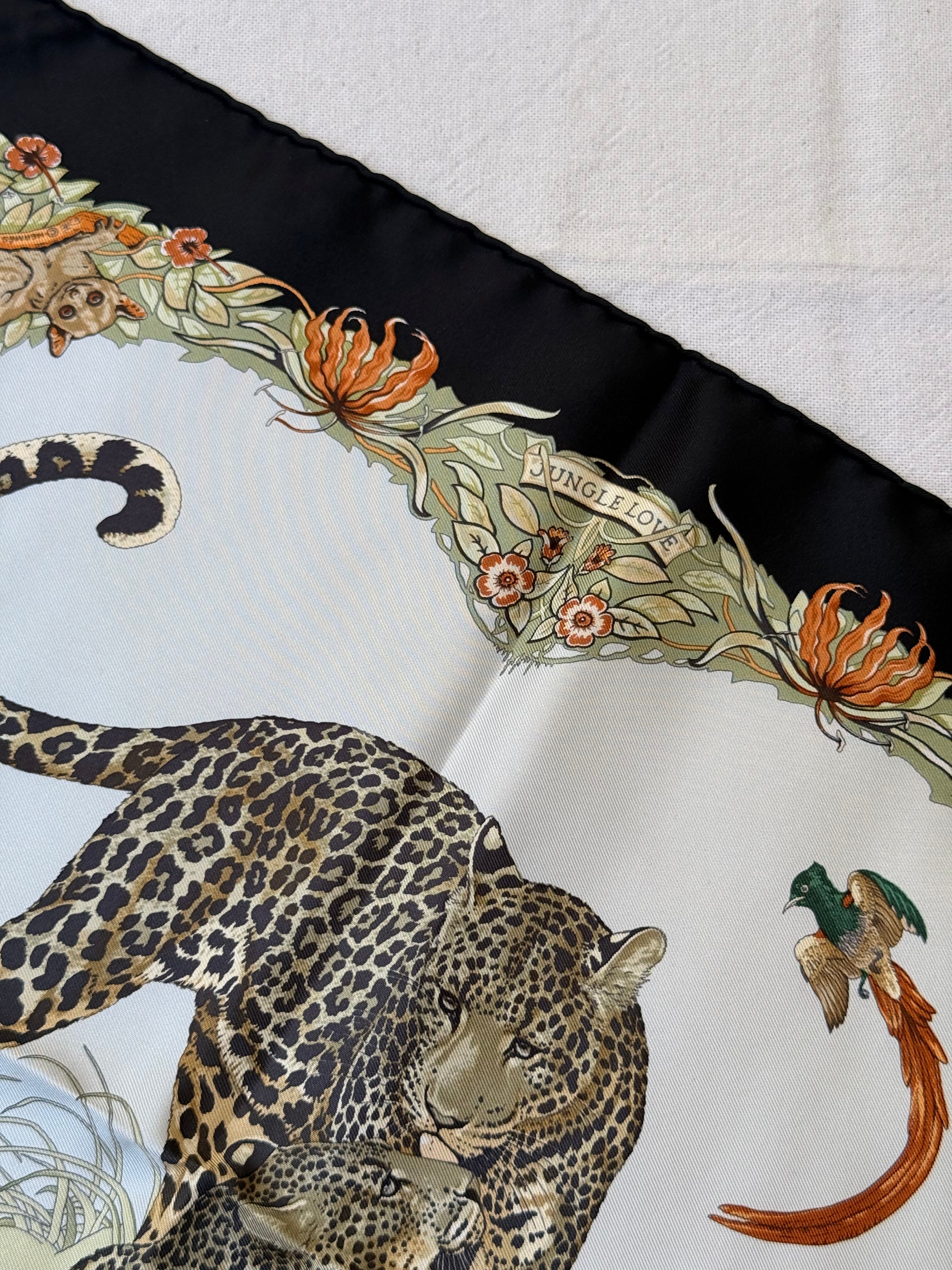 Gavroche Hermès – Modèle Jungle Love