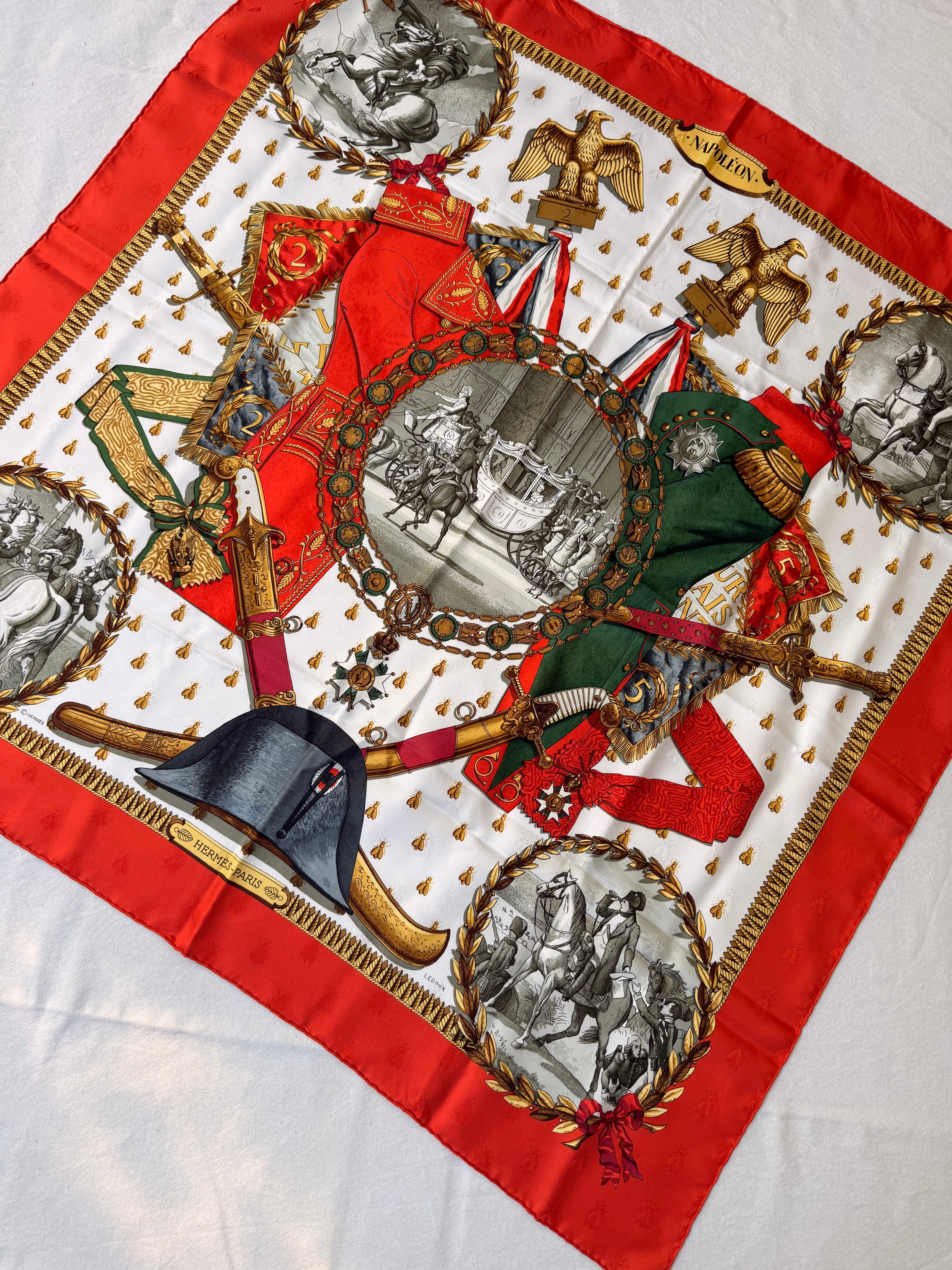 Foulard Hermès – Modèle Napoléon