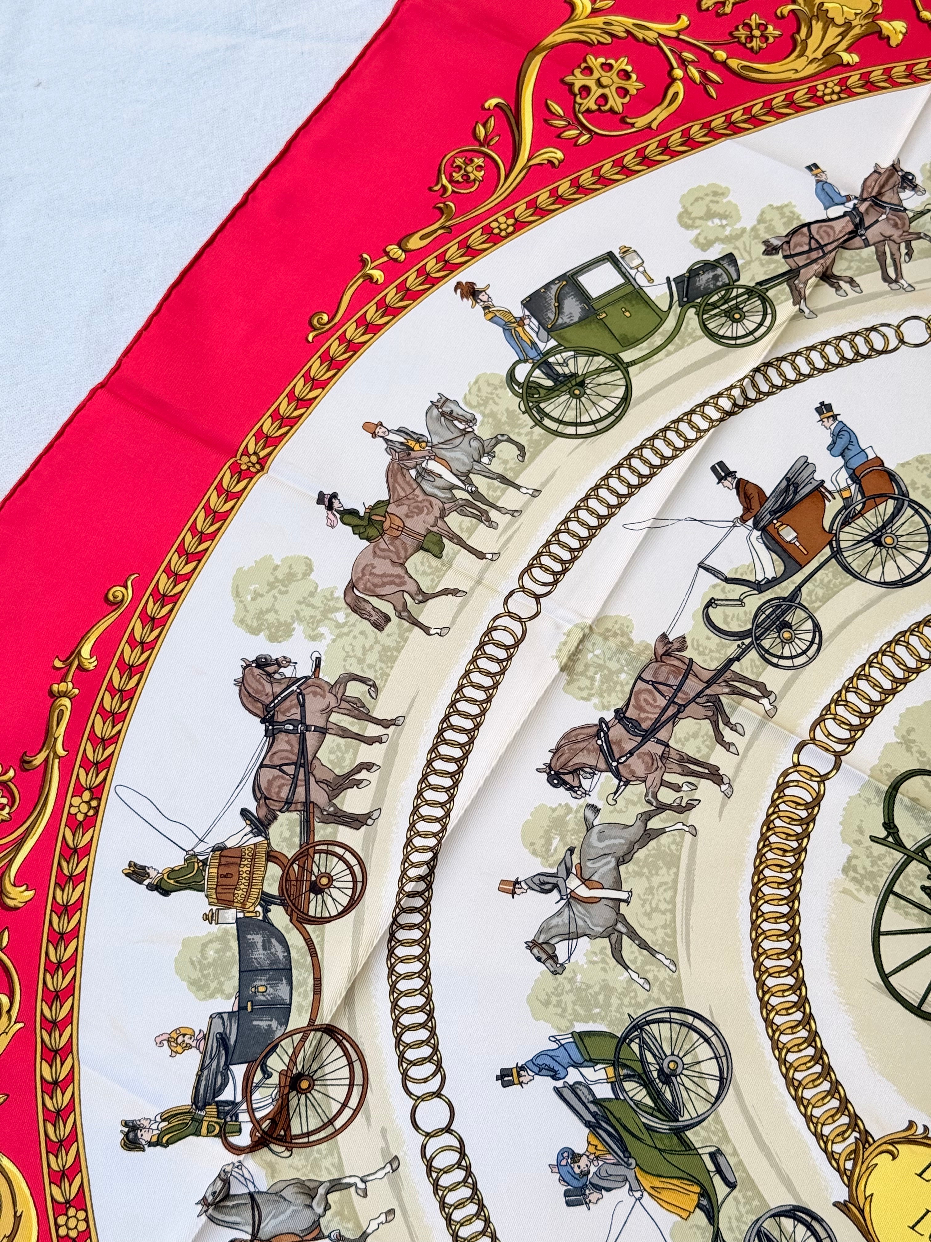 Foulard Hermès – Modèle Promenade de Longchamps
