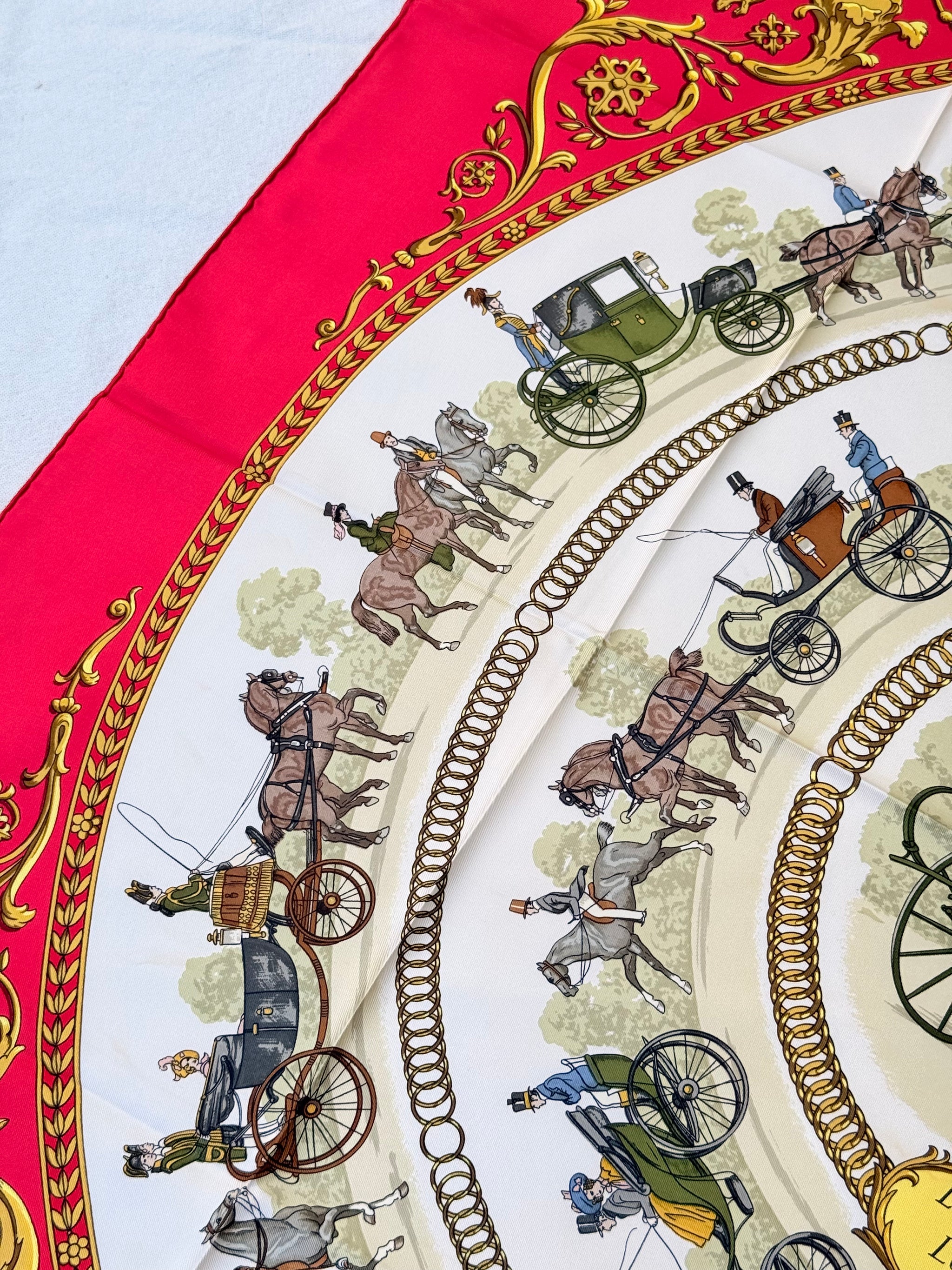 Foulard Hermès – Modèle Promenade de Longchamps