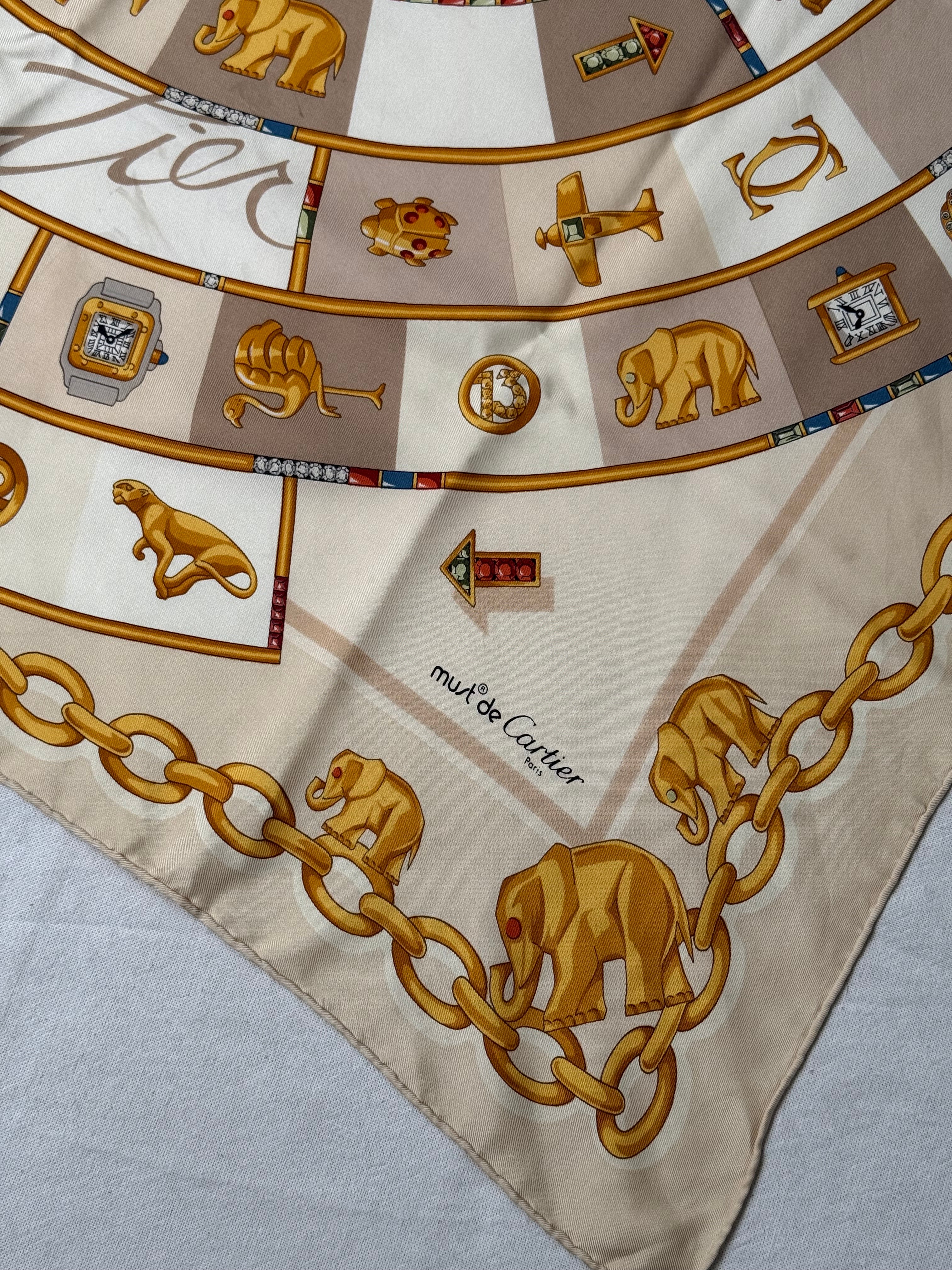 Foulard Cartier – Spirale joaillère