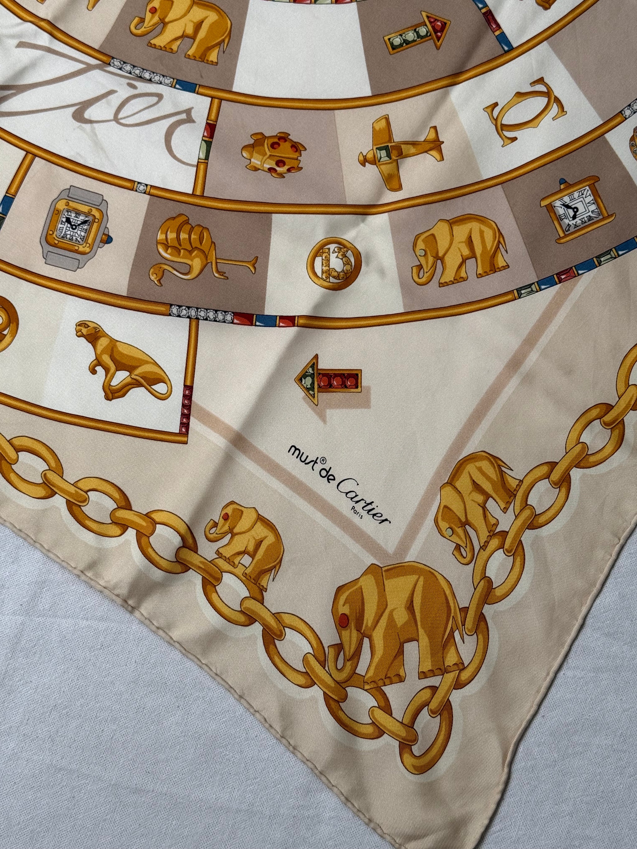 Foulard Cartier – Spirale joaillère