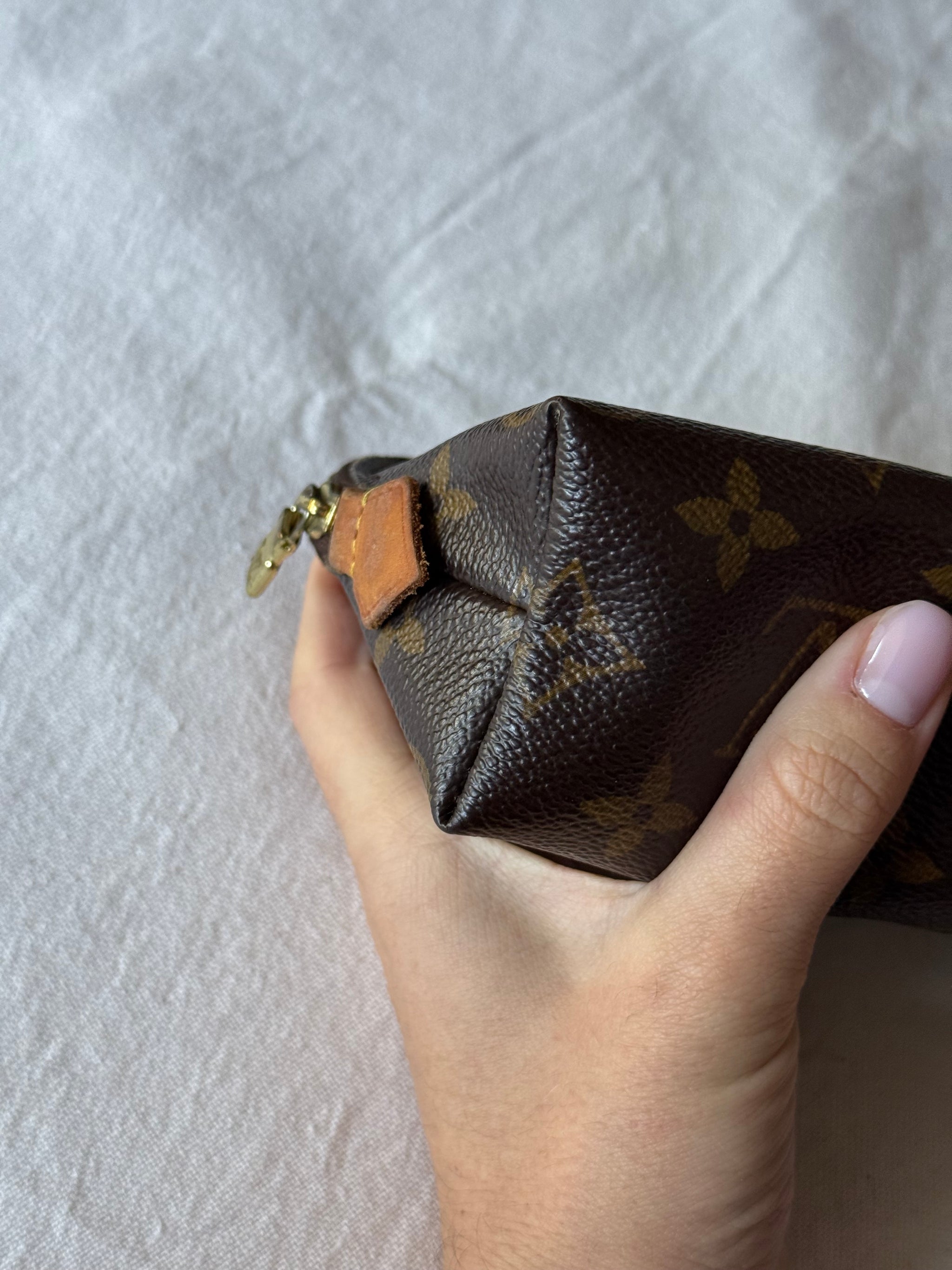 Trousse cosmétiques Louis Vuitton vintage - Toile monogramme PM