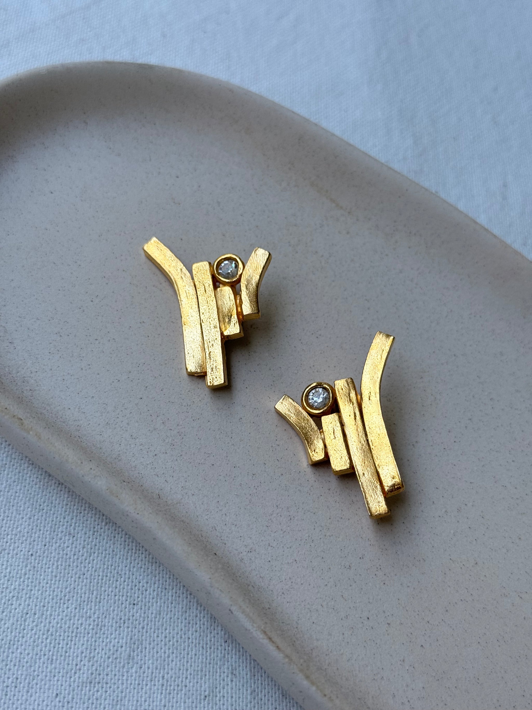 Boucles d’oreilles Il Était Une Fois vintage - Design graphique