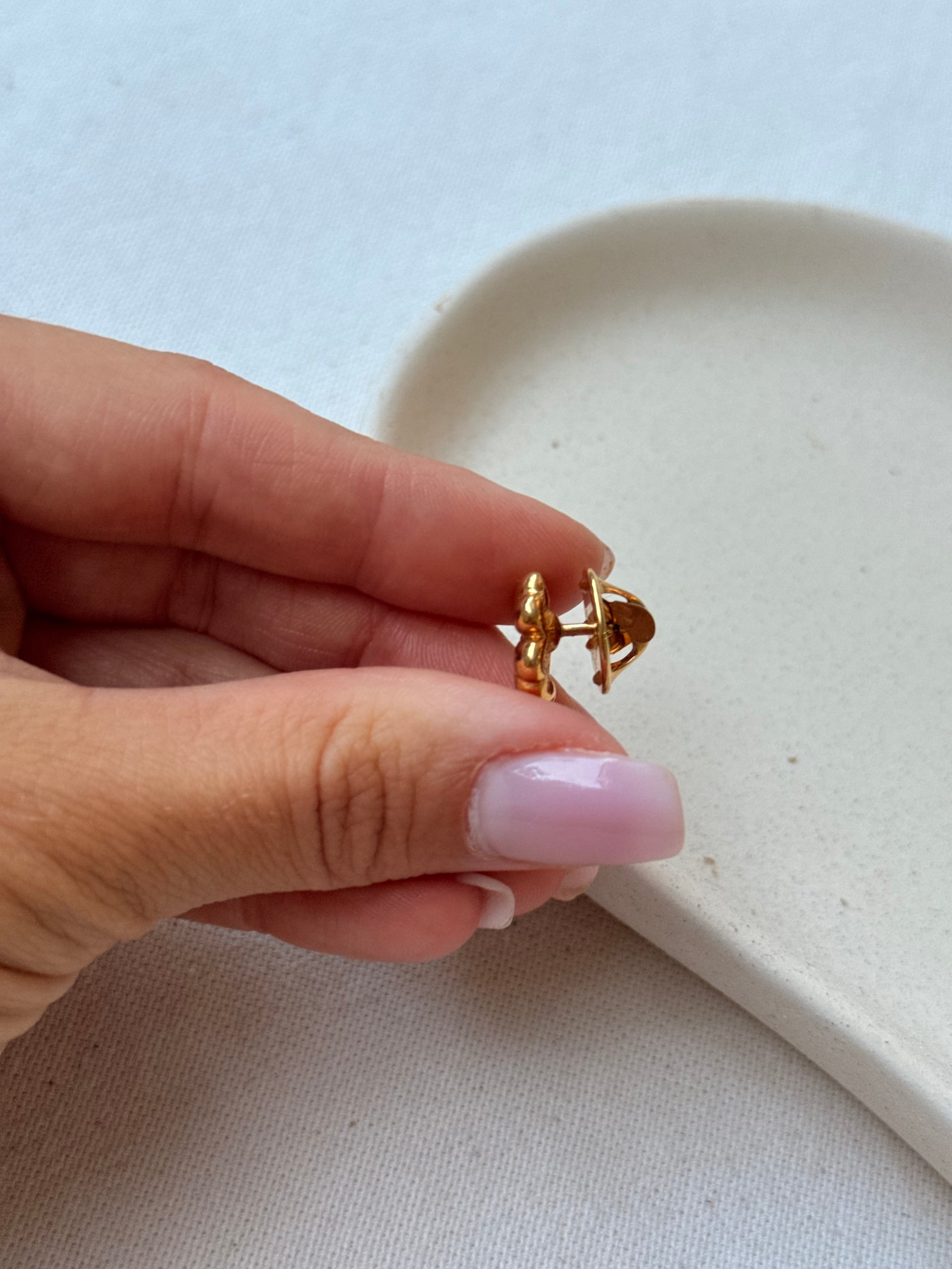 Broche vintage - Trèfle à quatre feuilles