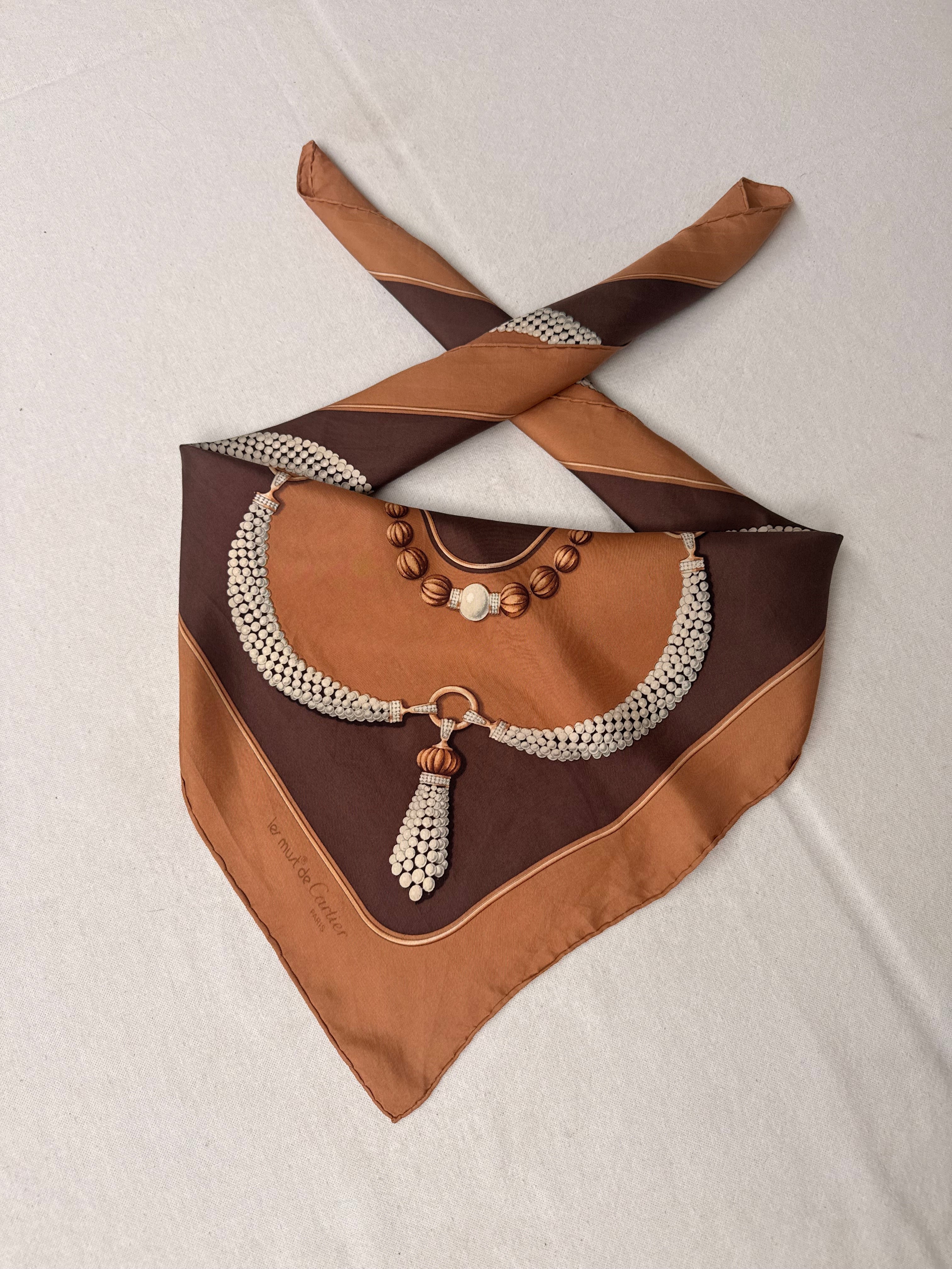 Foulard Cartier - Motifs bijoux