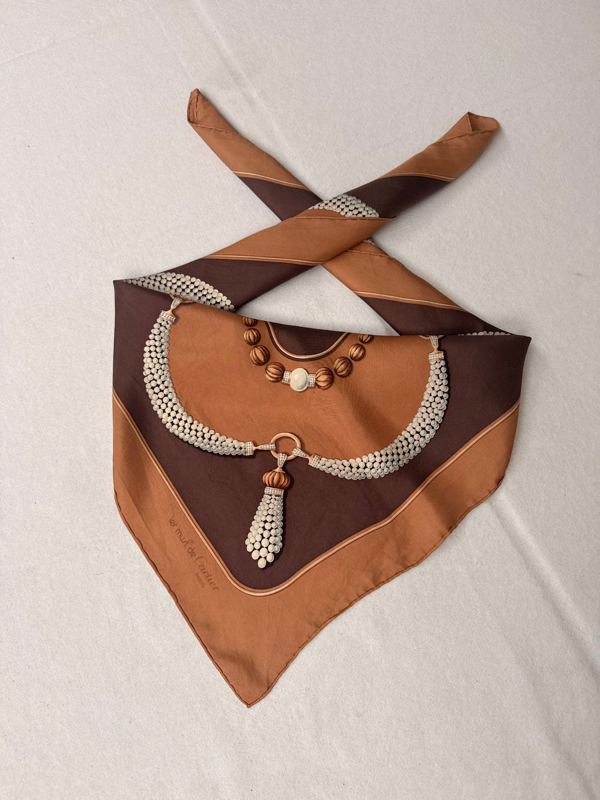 Foulard Cartier - Motifs bijoux
