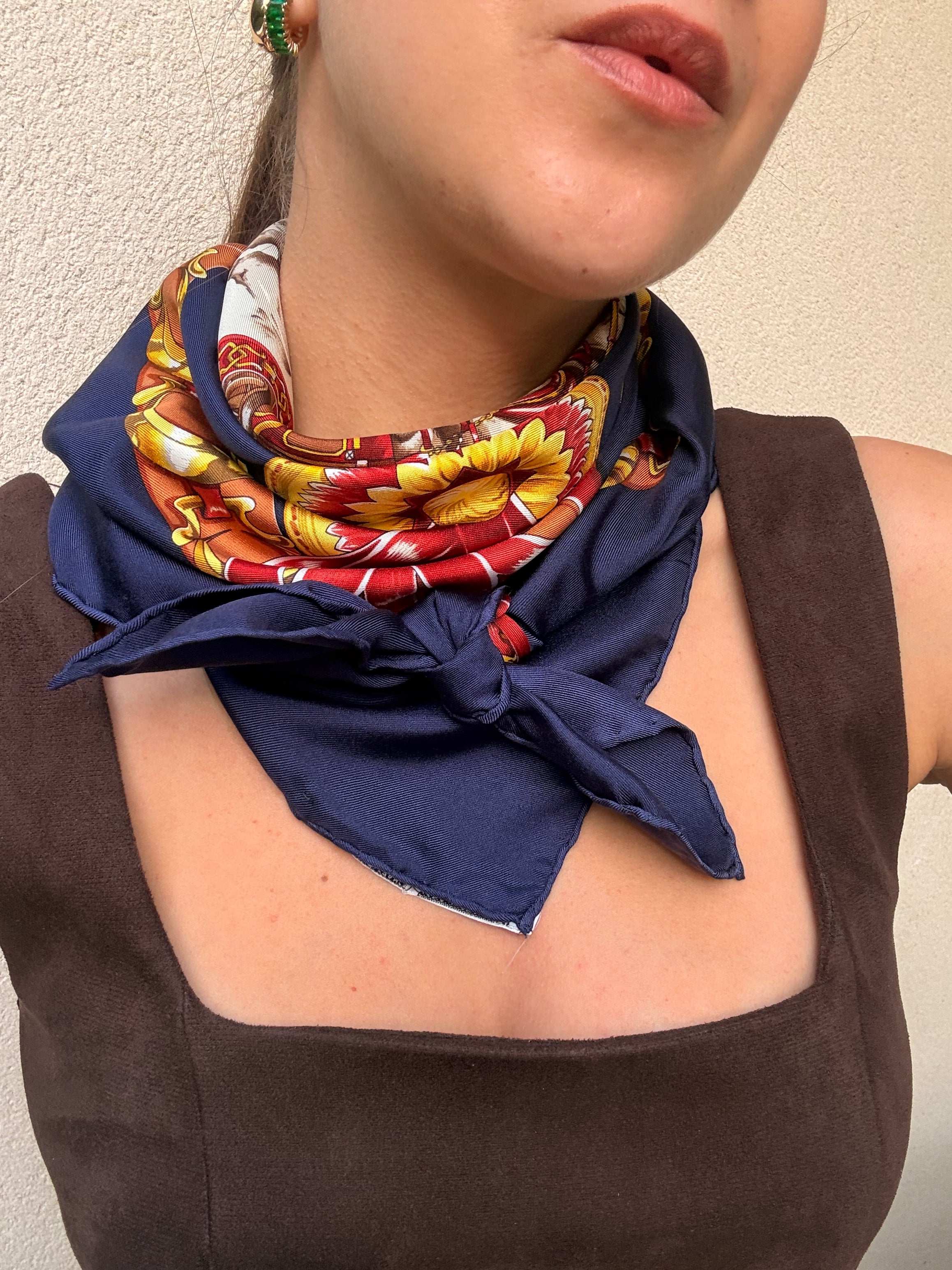 Foulard Hermès – Modèle Chevaux de Trait