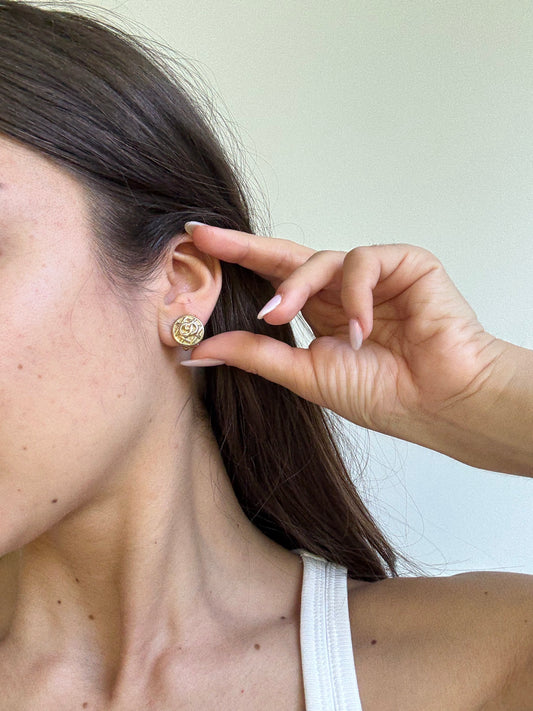 Boucles d’oreilles Christian Dior vintage - Petit modèle CD