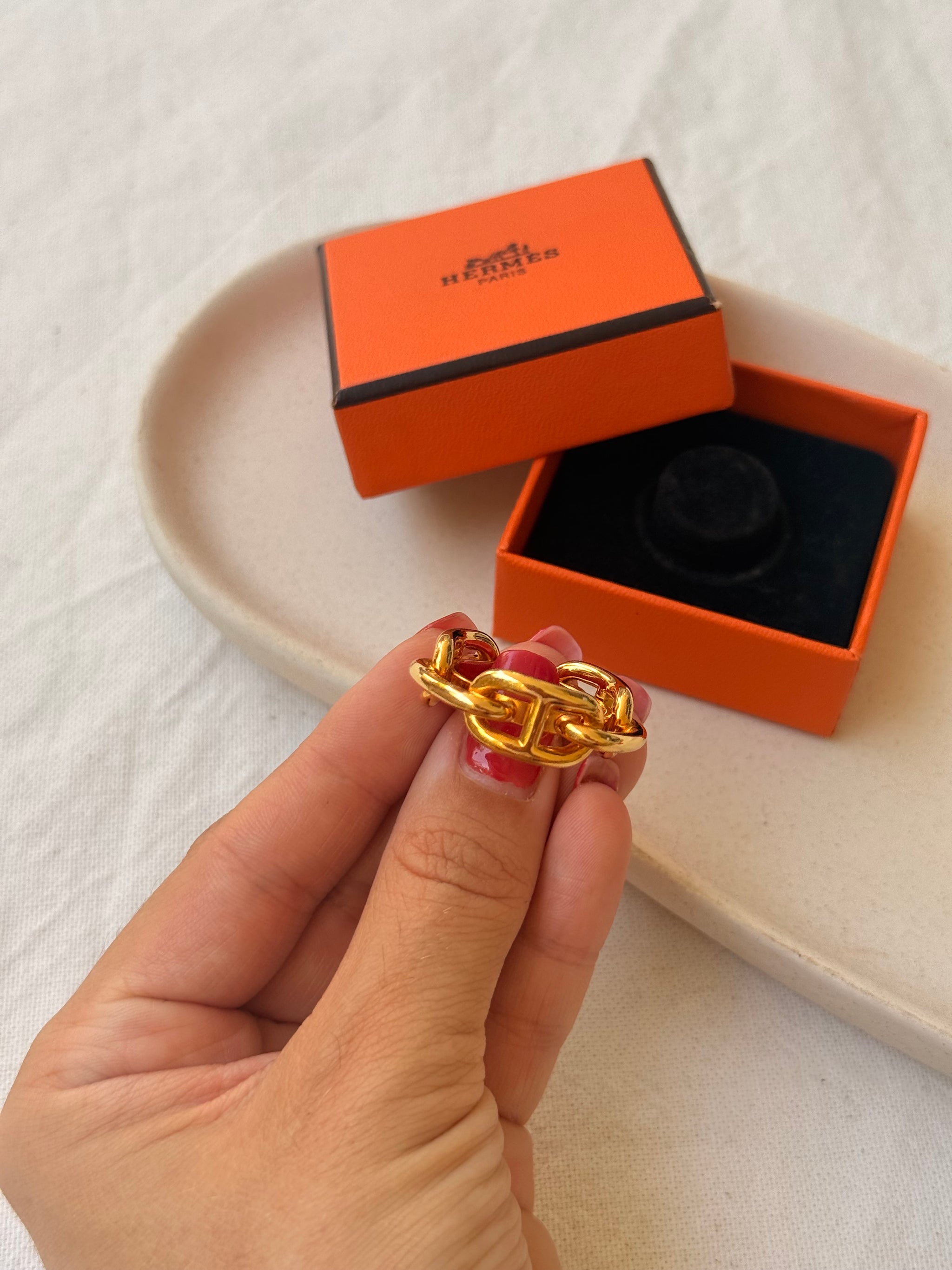 Anneau de foulard Hermès - Modèle Régate