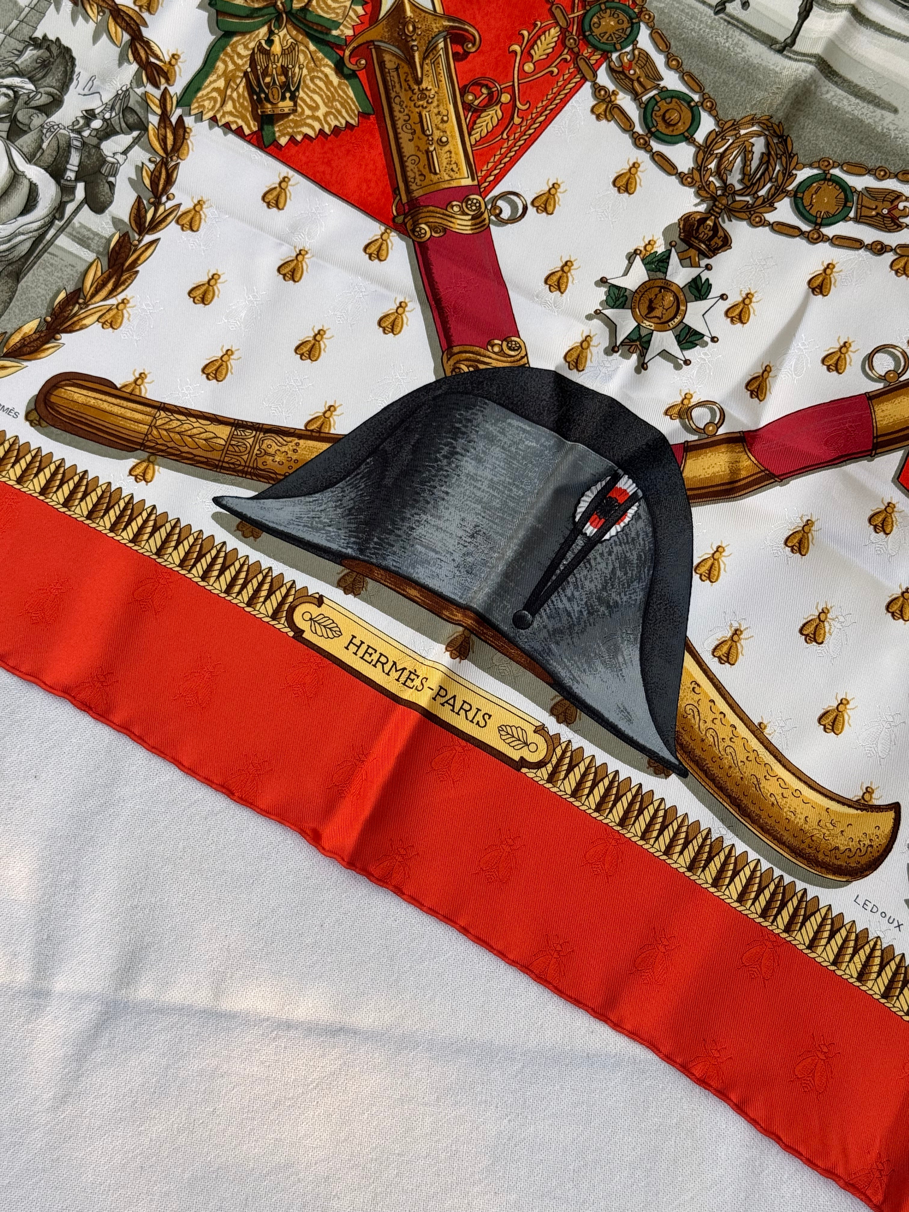 Foulard Hermès – Modèle Napoléon