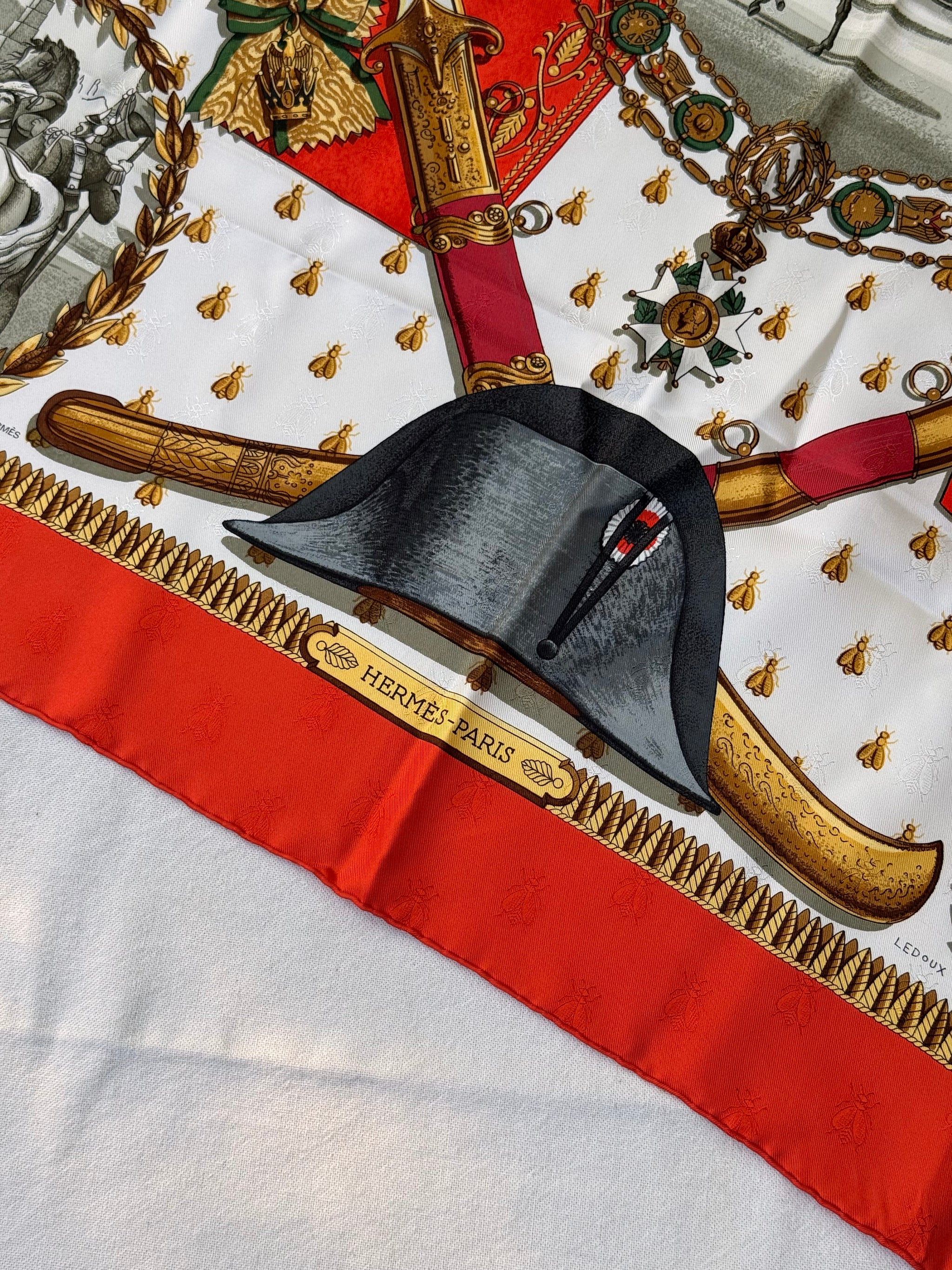 Foulard Hermès – Modèle Napoléon