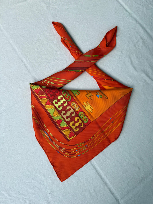 Hermès Scarf – Kilim Design