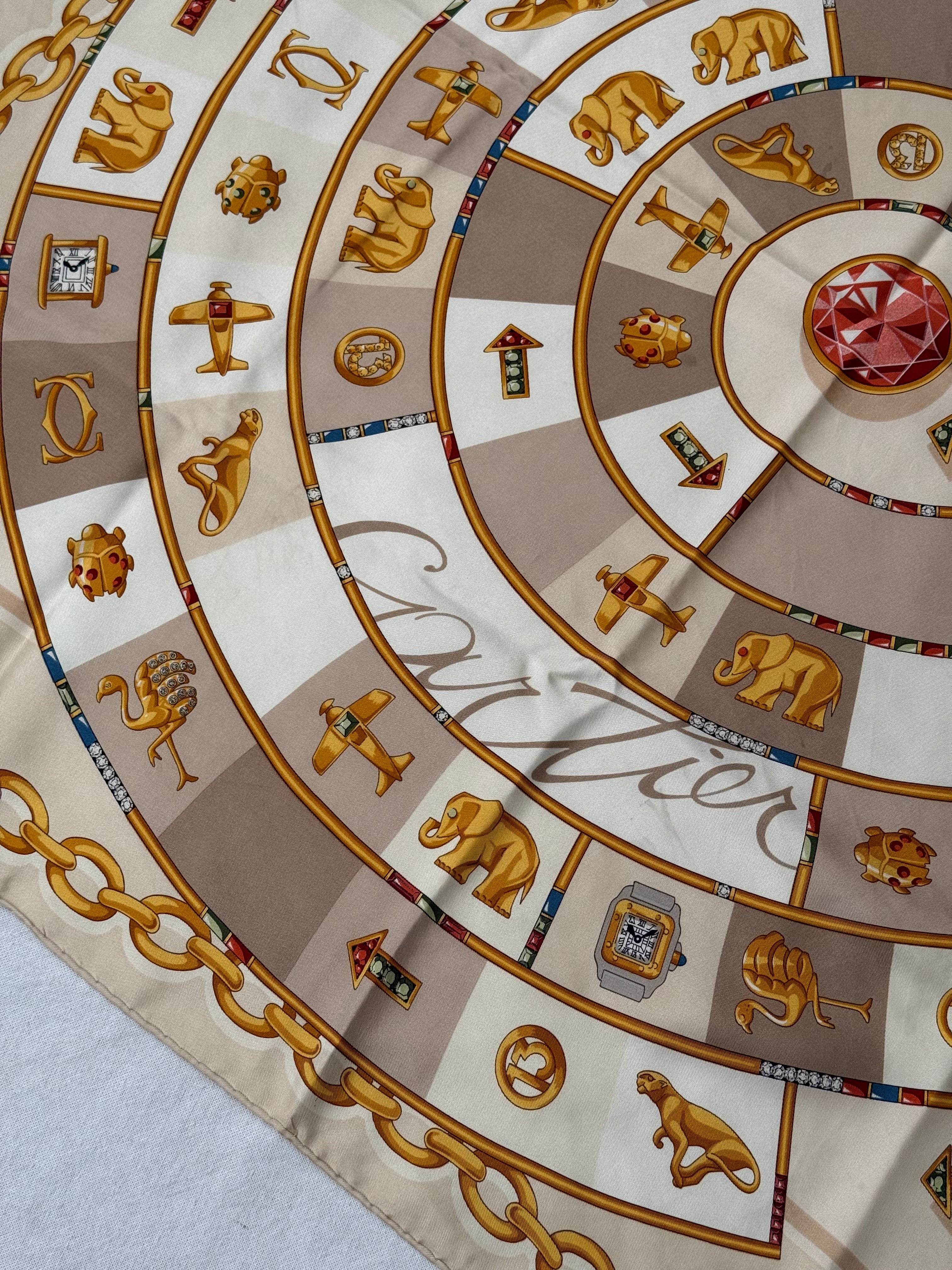 Foulard Cartier – Spirale joaillère