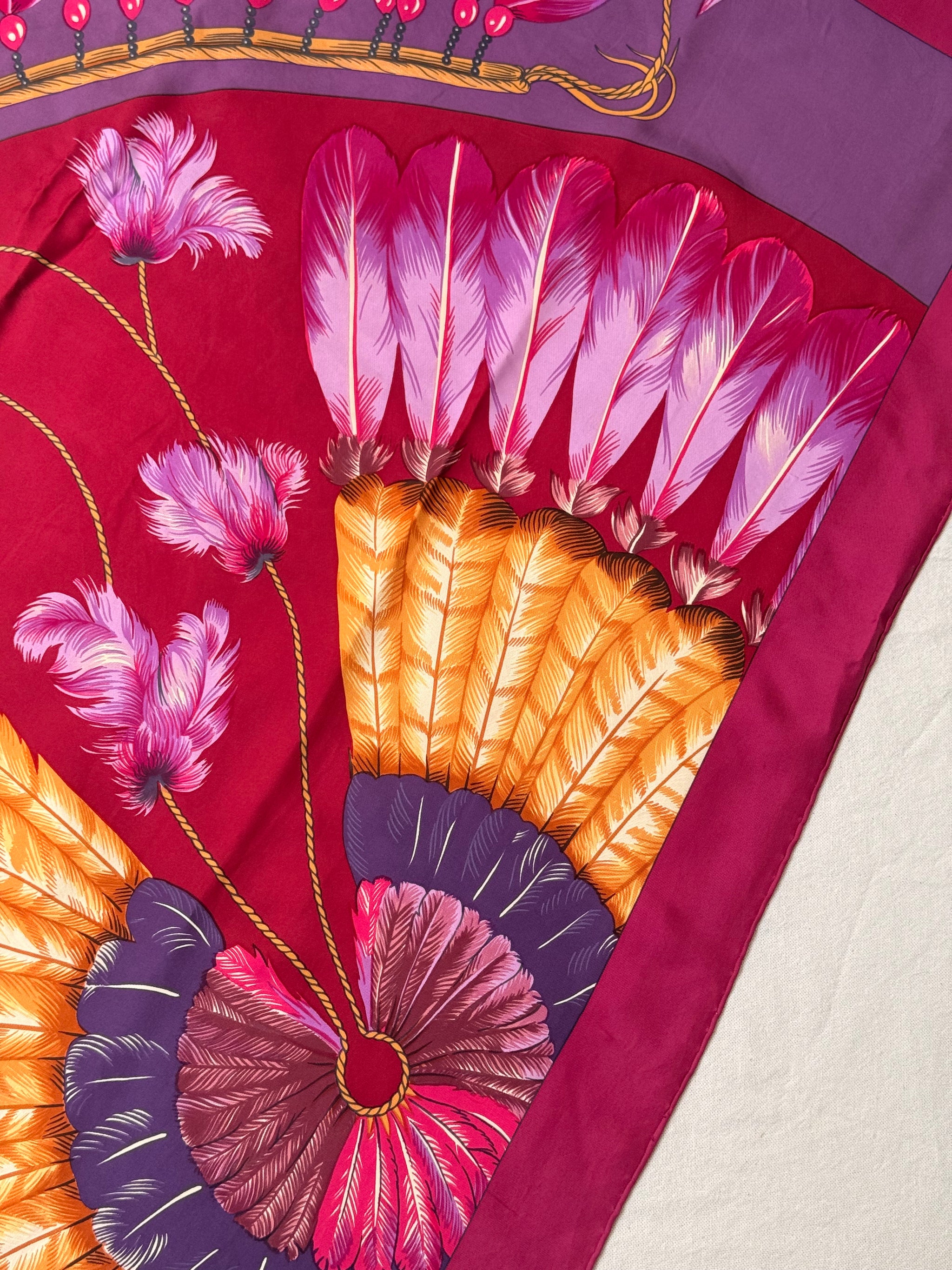 Foulard Hermès – Modèle Brazil (Détail)