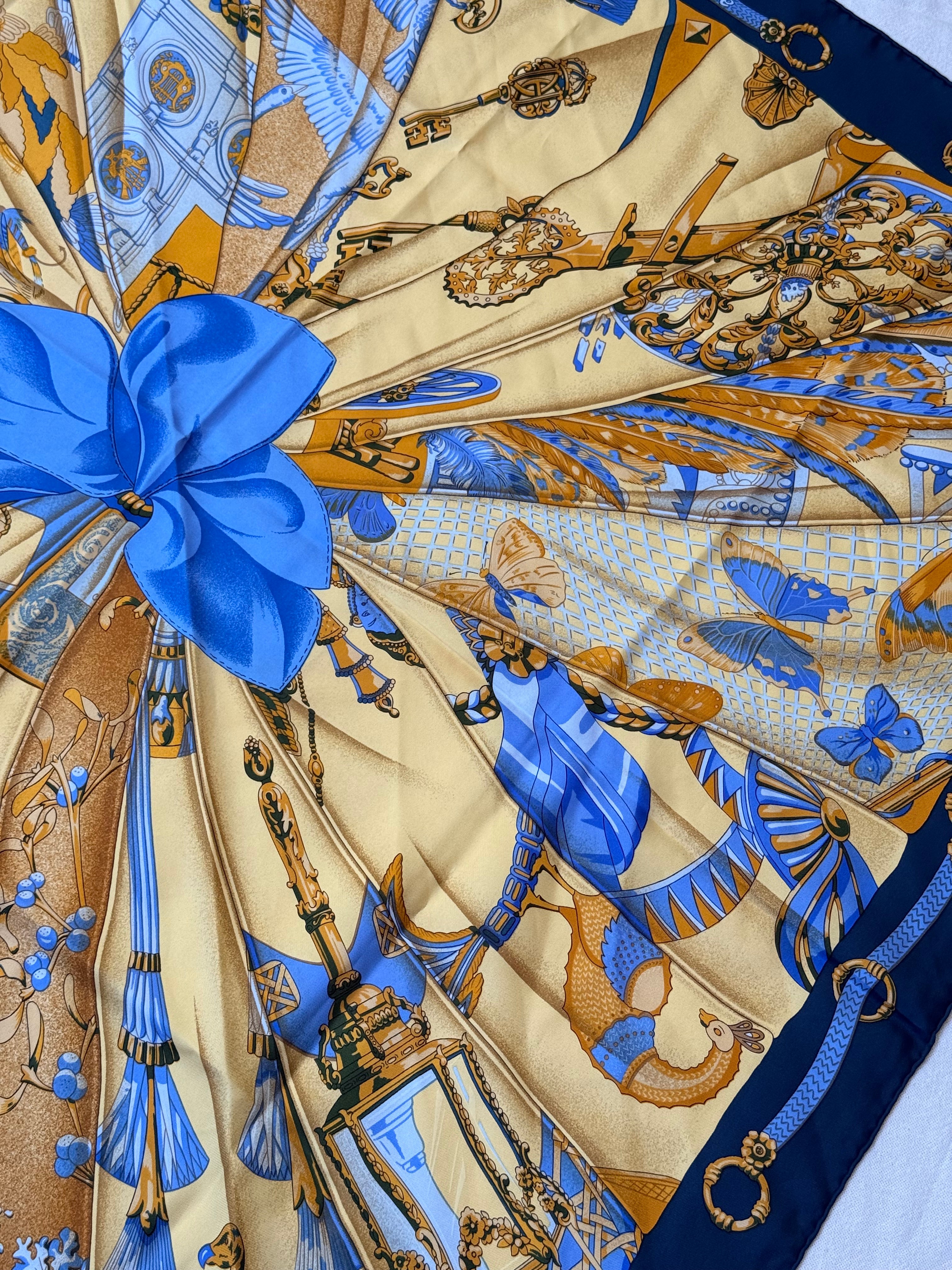 Foulard Hermès – Modèle Soleil de Soie