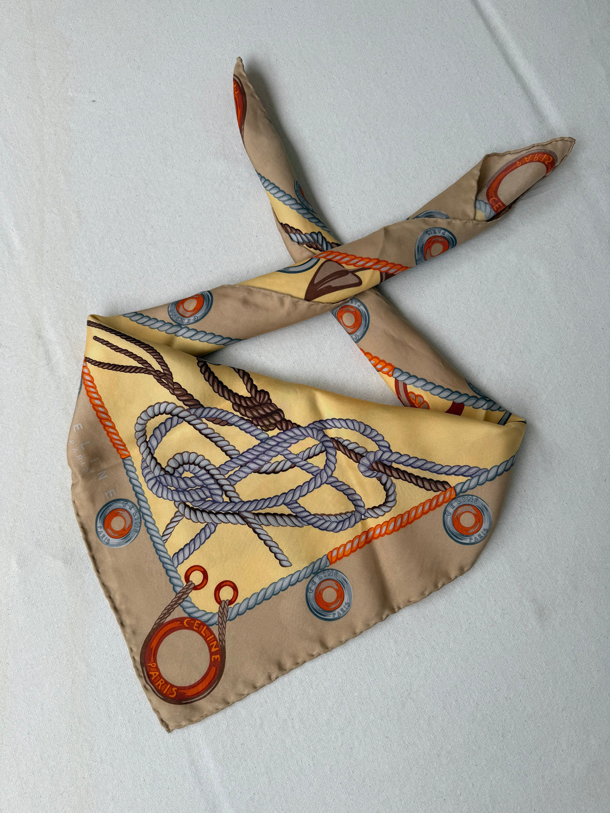 Foulard Céline – Cordages et chaînes