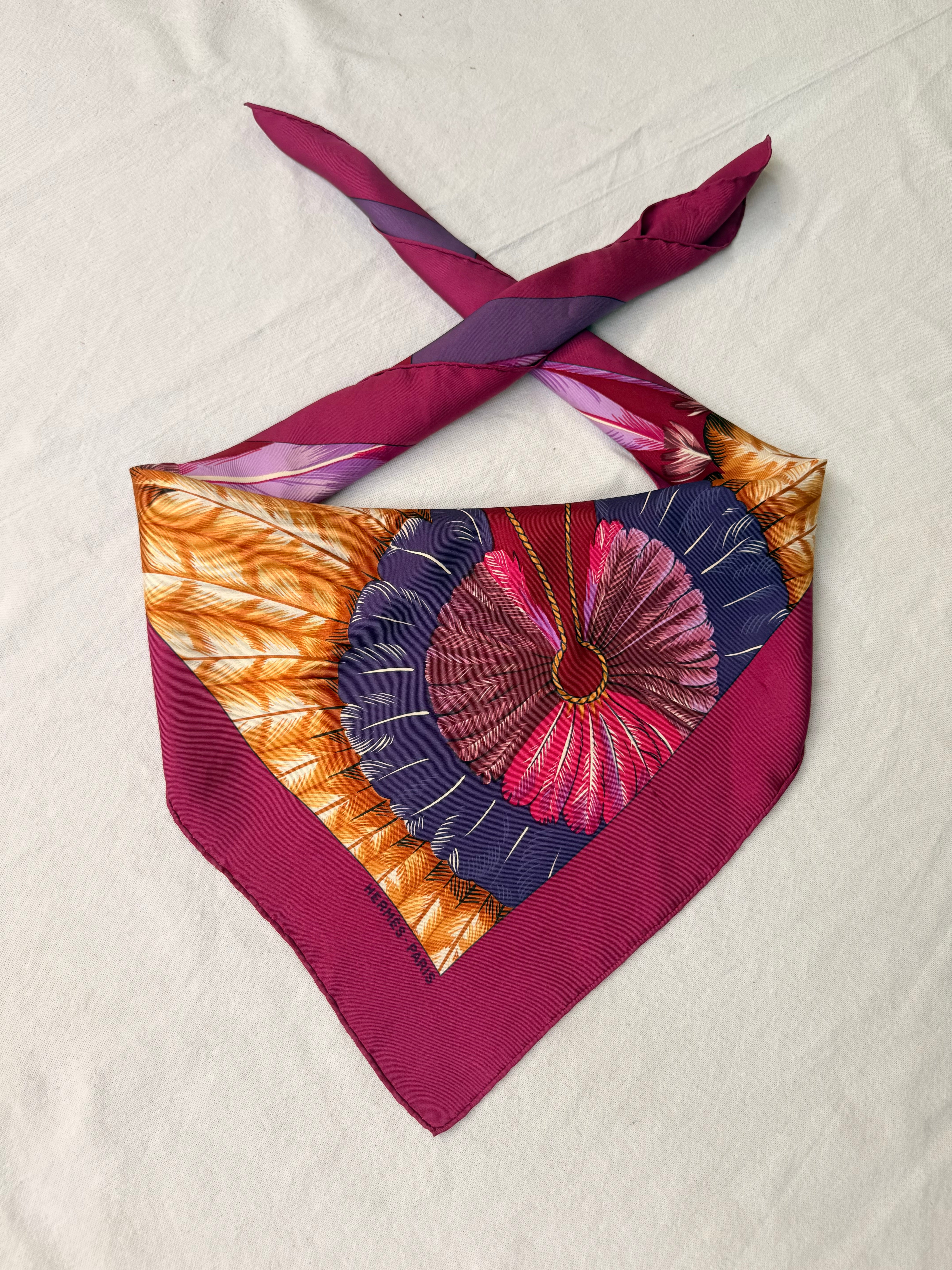 Foulard Hermès – Modèle Brazil (Détail)