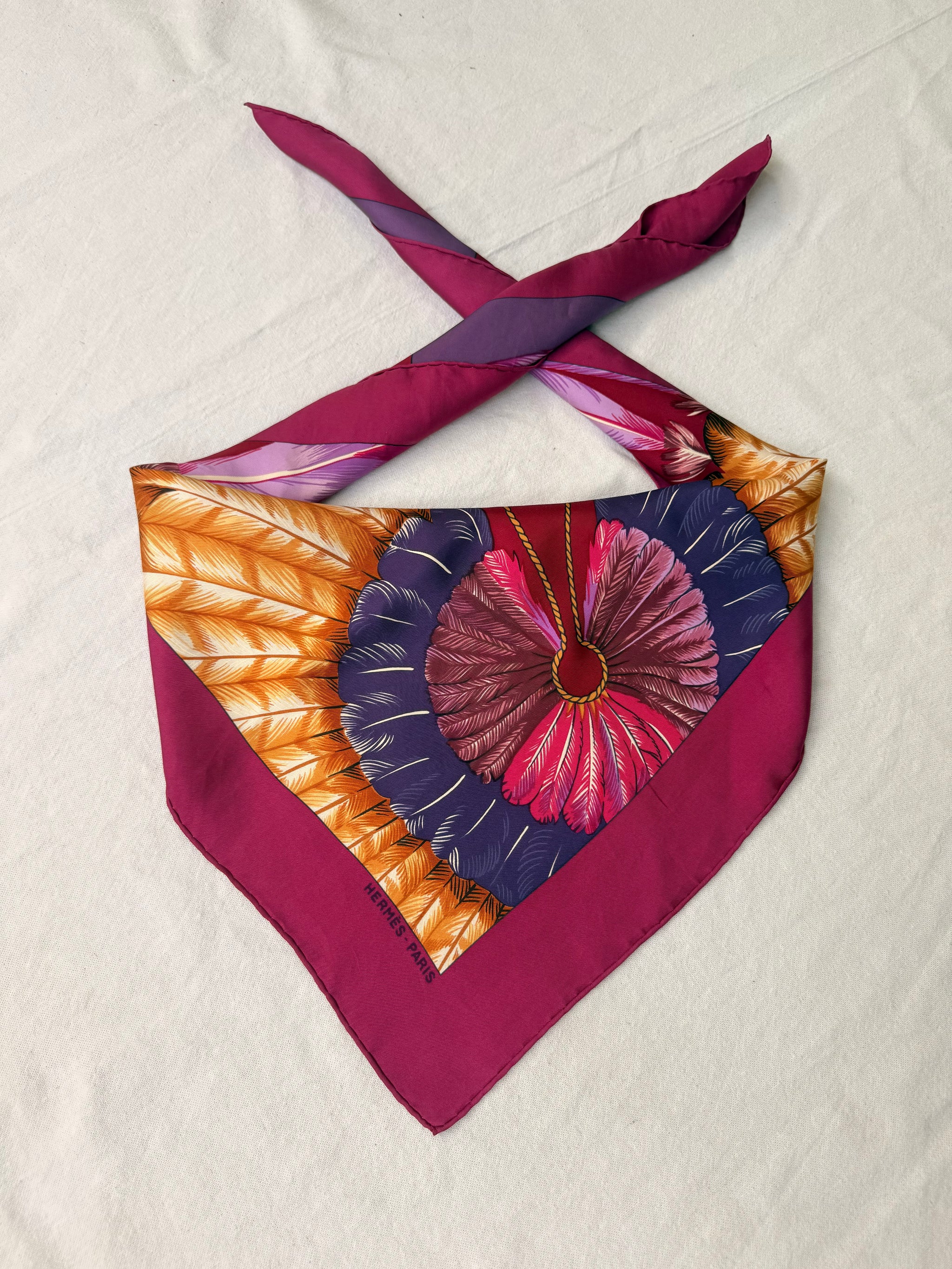 Foulard Hermès – Modèle Brazil (Détail)