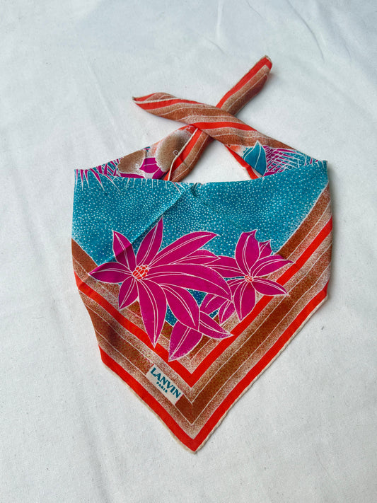 Foulard Lanvin – Modèle floral