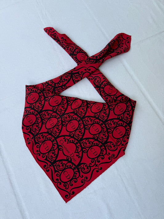 Christian Dior Scarf – Baroque CD Pattern