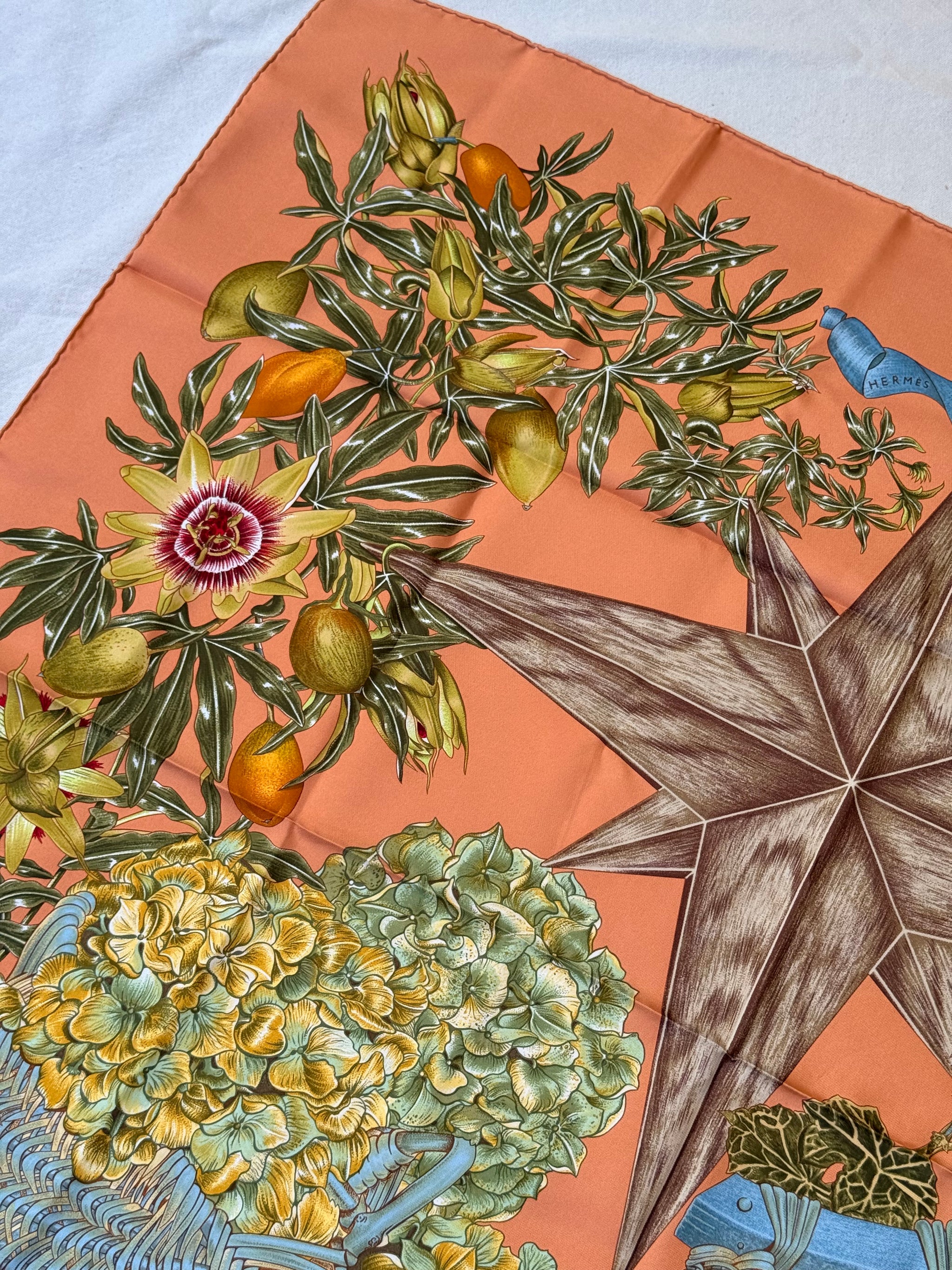 Foulard Hermès – Modèle Passiflore