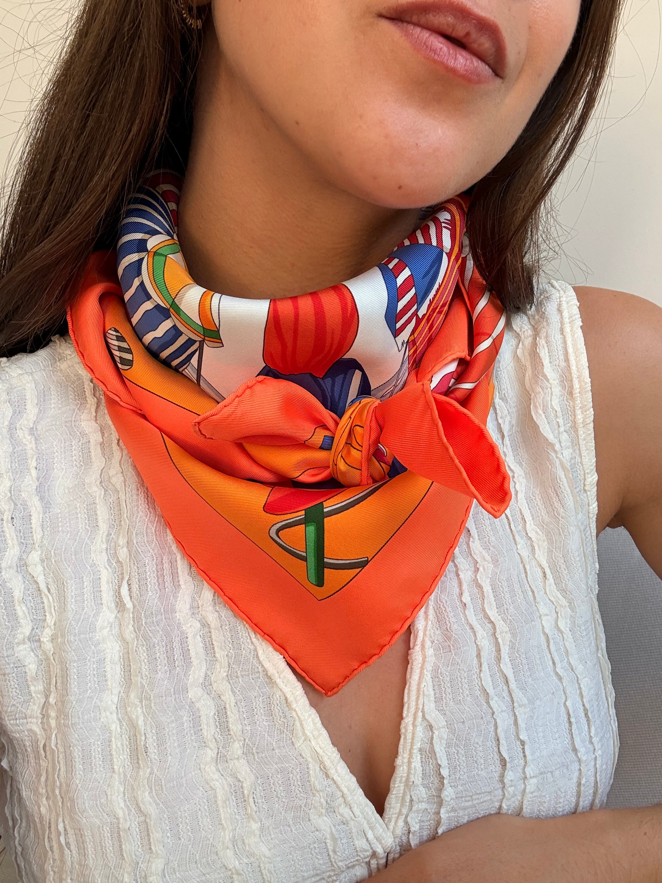 Foulard Hermès – Modèle Charmes des Plages Normandes