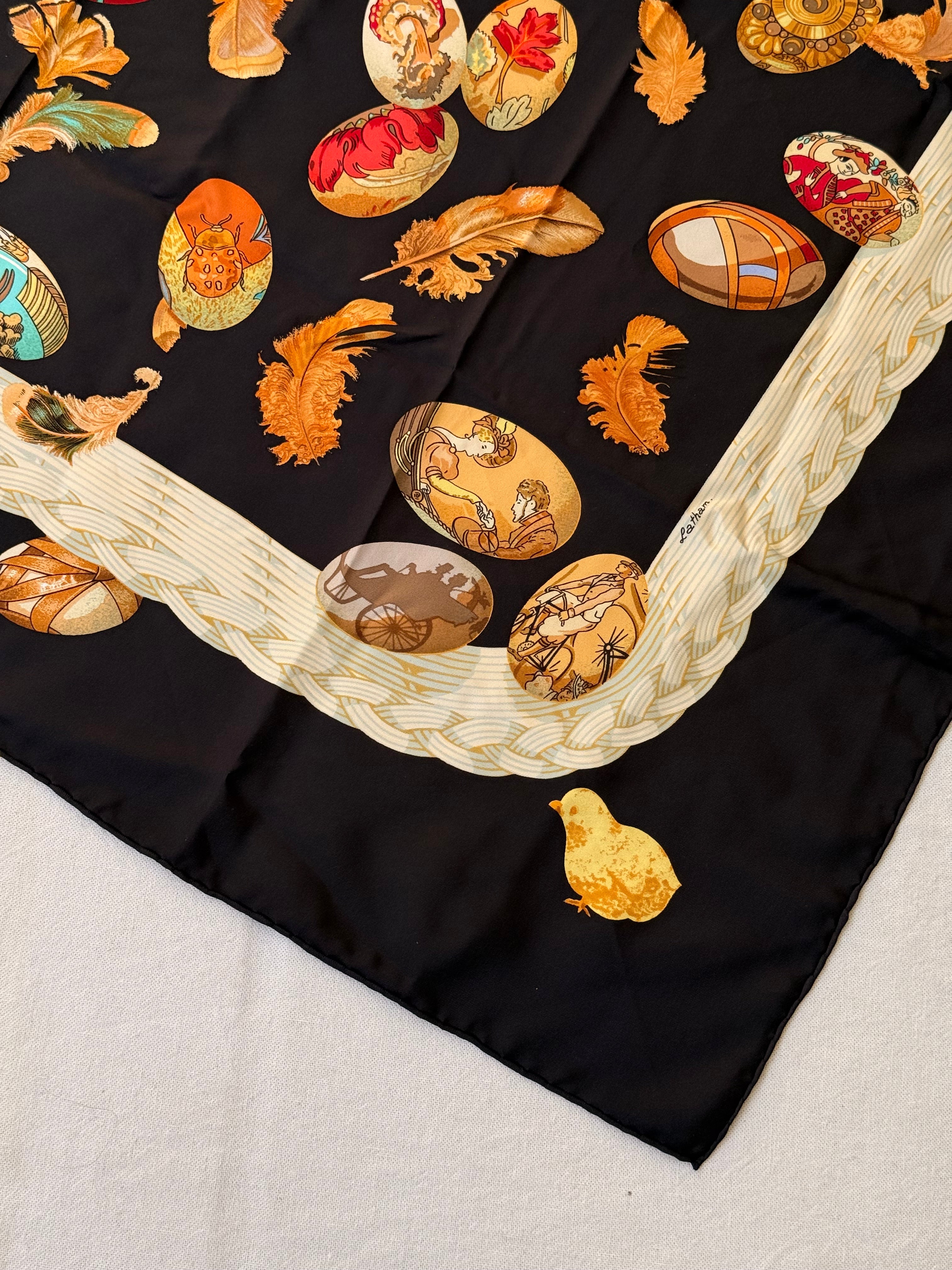 Foulard Hermès – Modèle Couvée d'Hermès