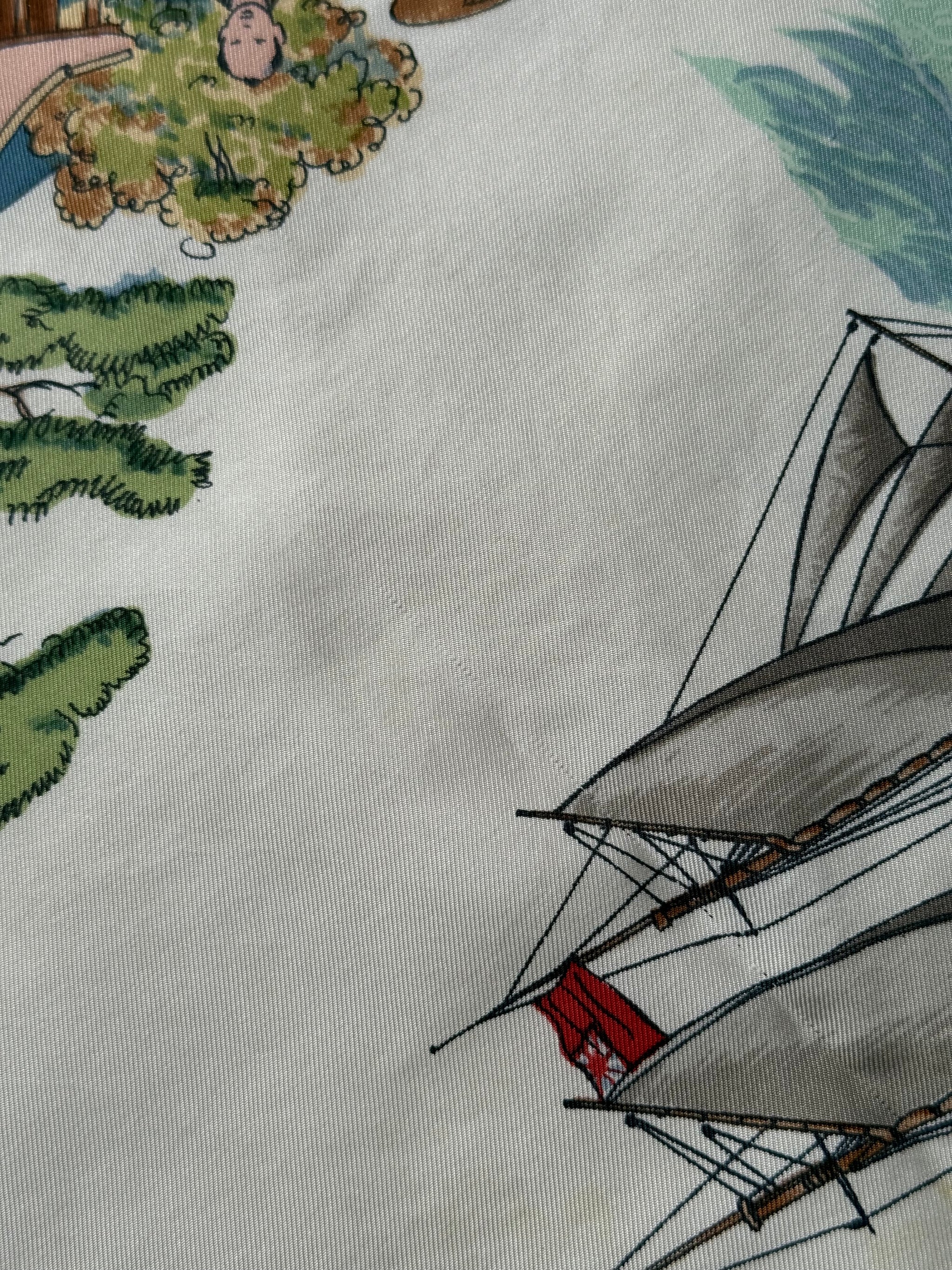 Foulard Hermès – Modèle Le Tour du Monde en 80 jours