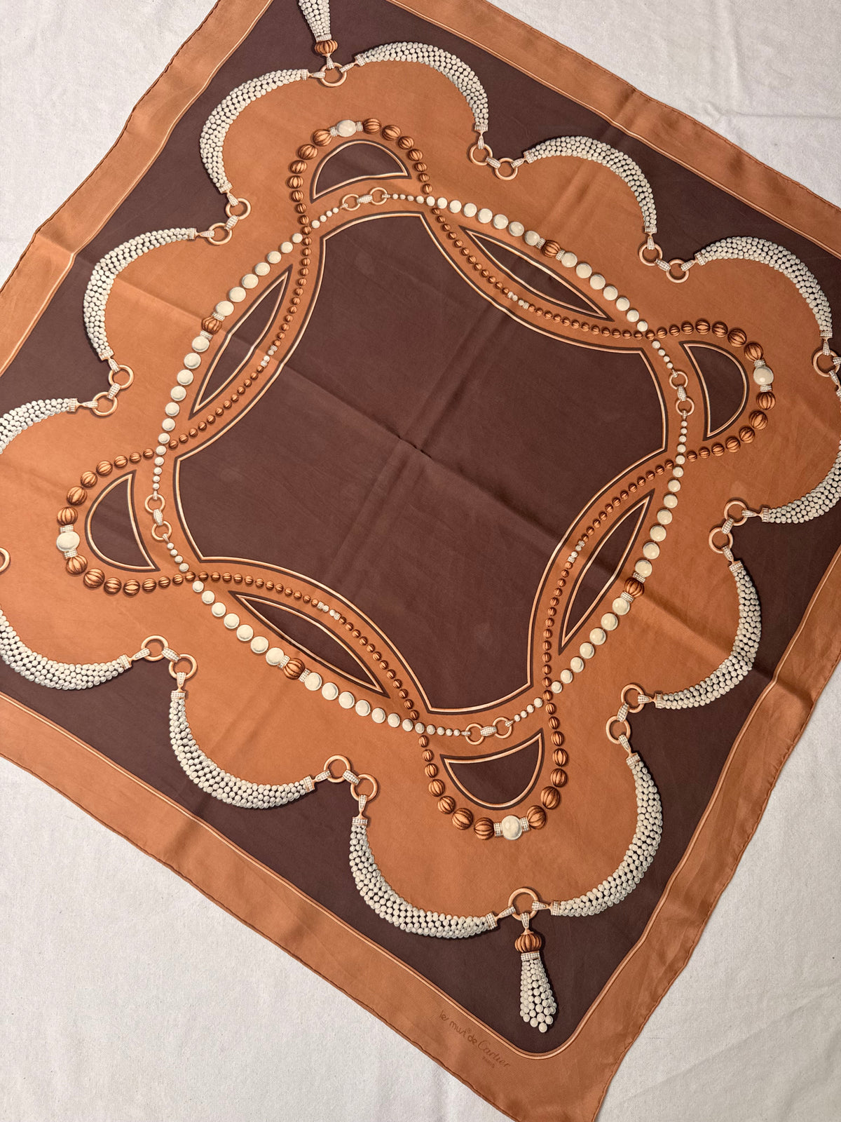 Foulard Cartier - Motifs bijoux