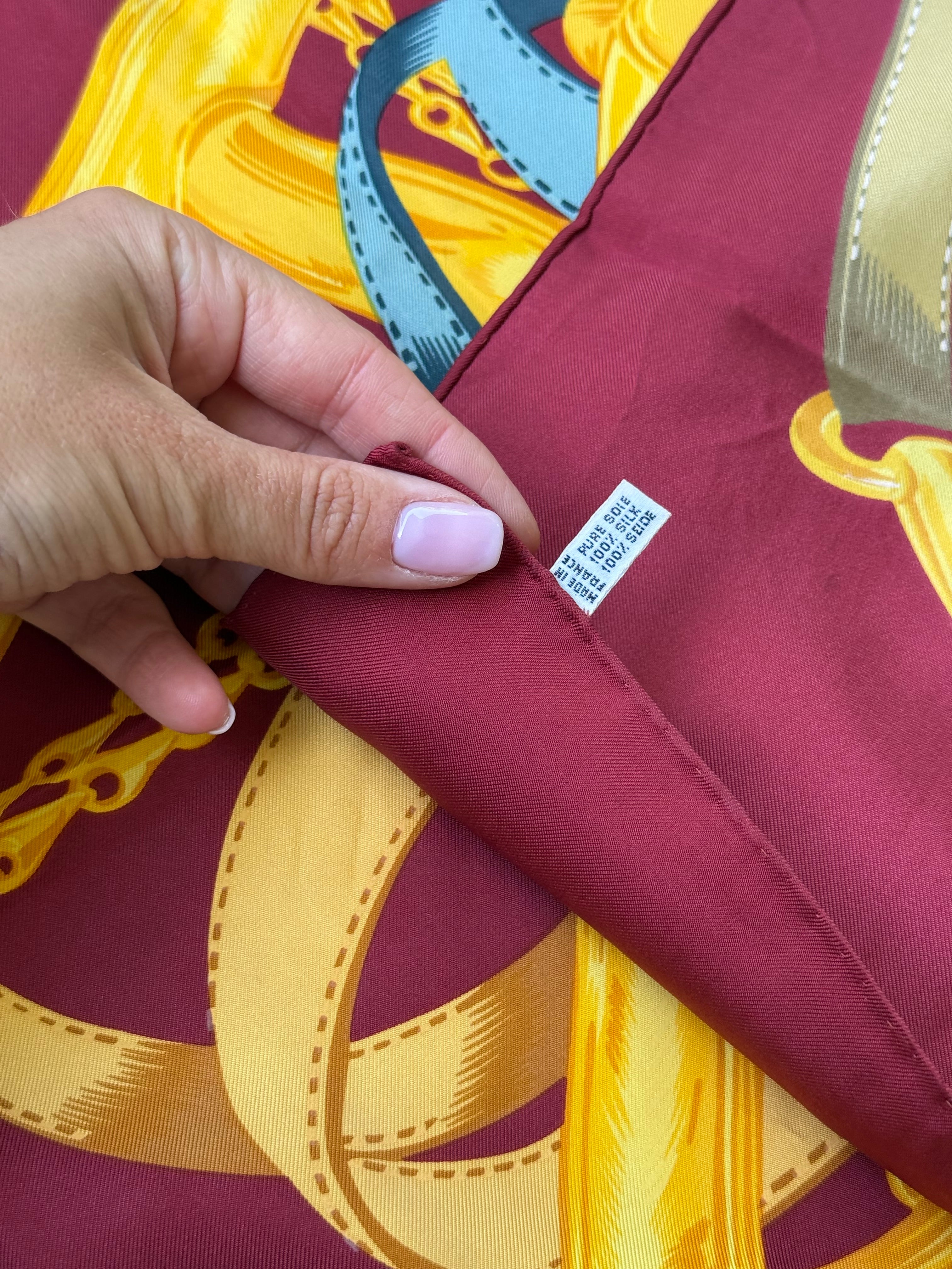 Celine Scarf – Stirrups and Snake Design