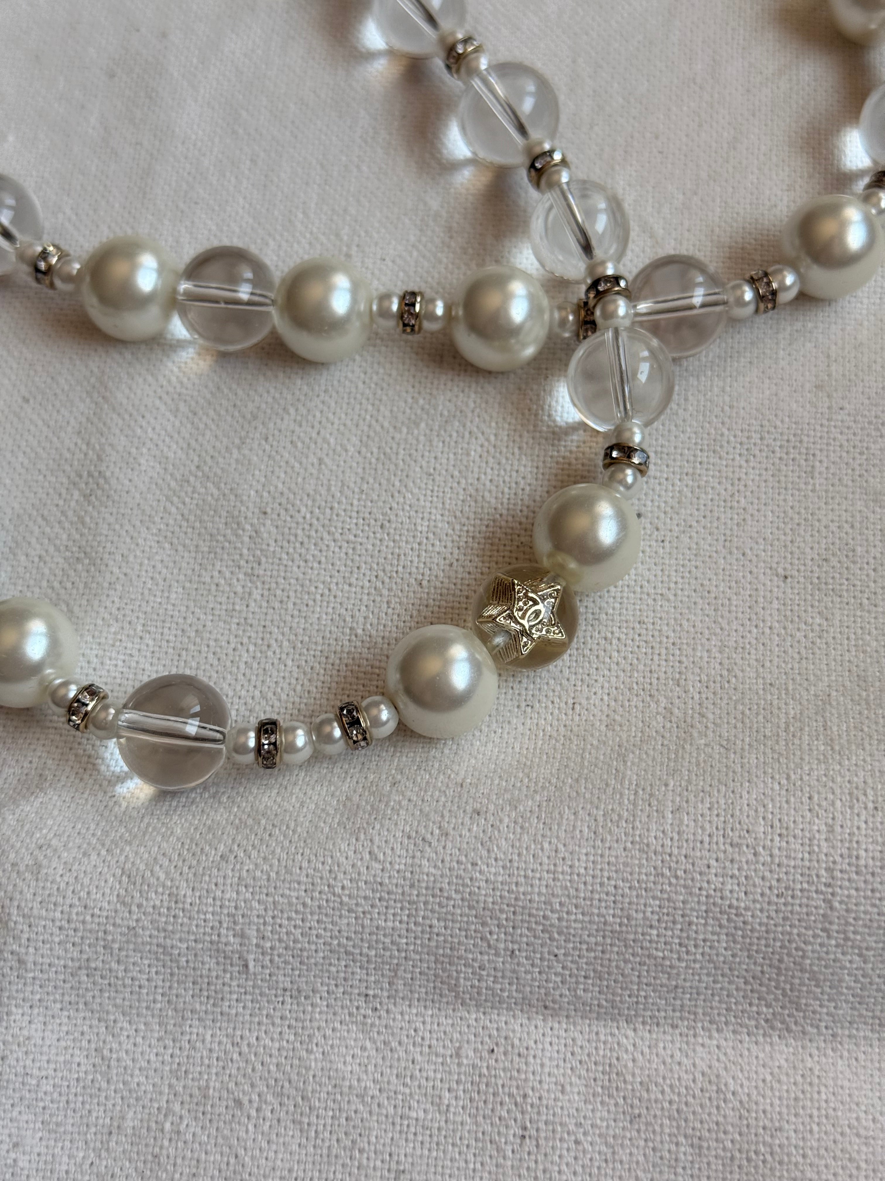 Collier sautoir Chanel - Perles et pâte de verre Collection 2019