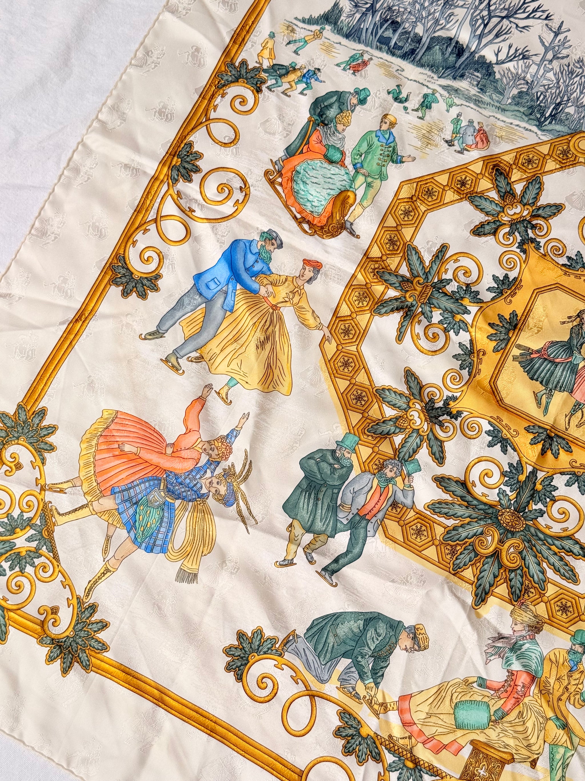 Foulard Hermès – Modèle Joies d'hiver