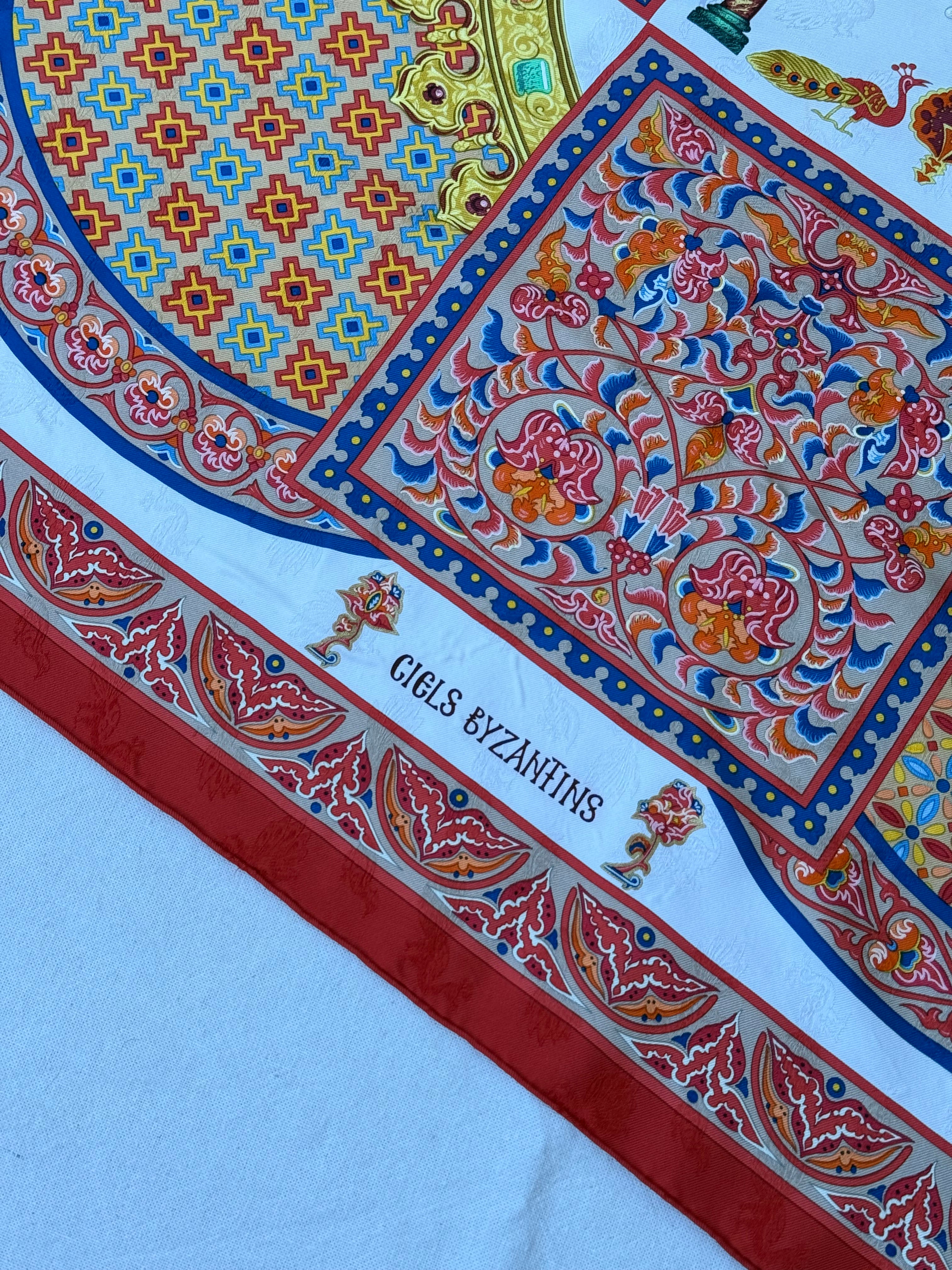 Foulard Hermès – Modèle Ciels Byzantins