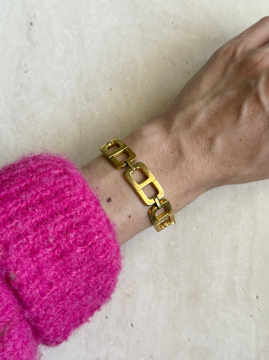 Bracelet Christian Dior vintage - maille CD