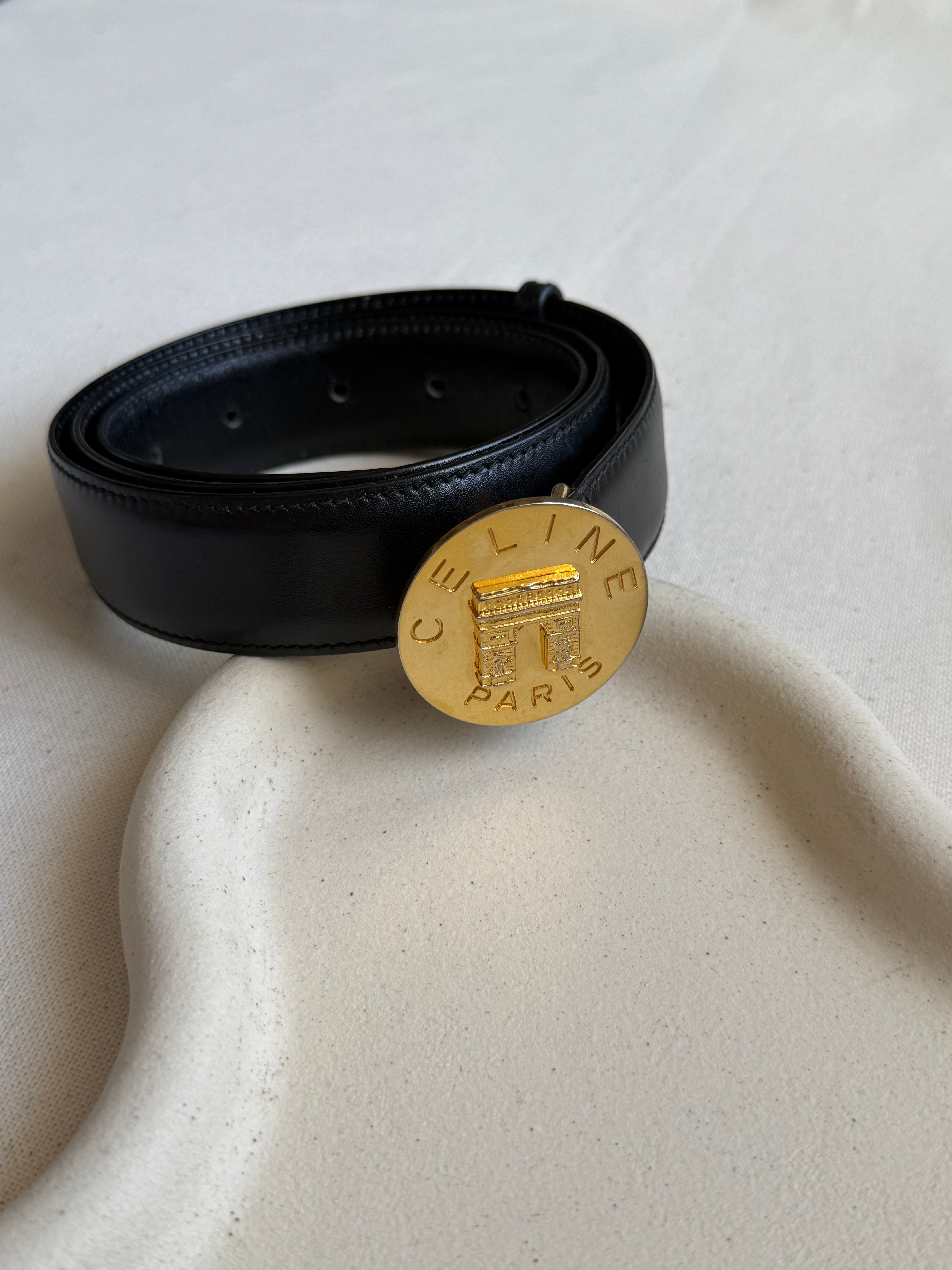 Ceinture Céline vintage - Boucle Arc de Triomphe