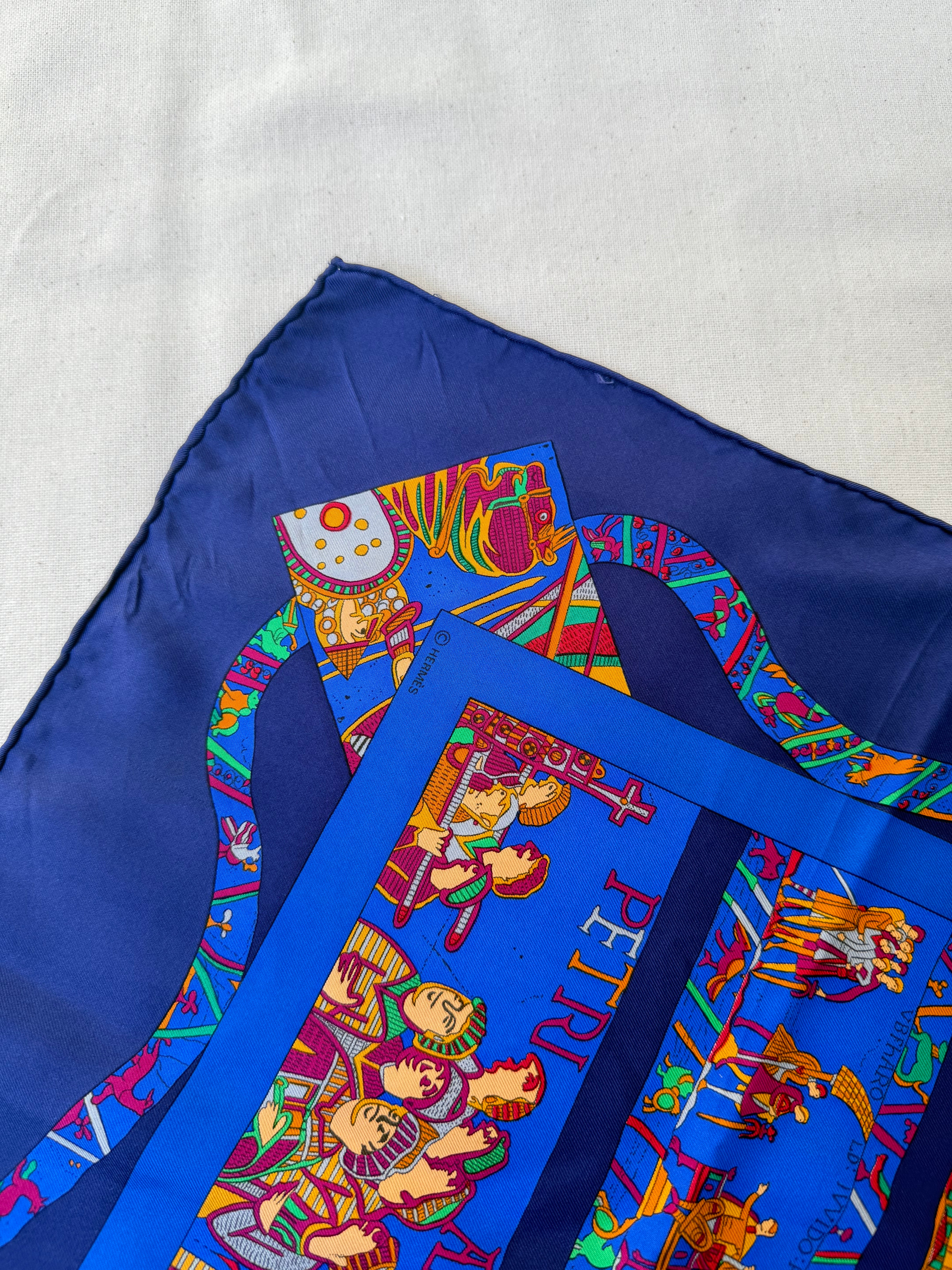 Foulard Hermès – Modèle A la gloire de Guillaume