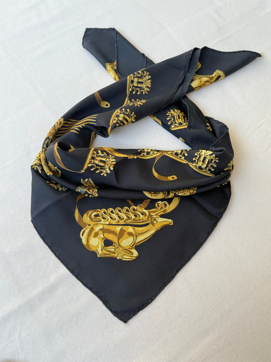 Foulard Hermès – Modèle Les Cavaliers d'Or